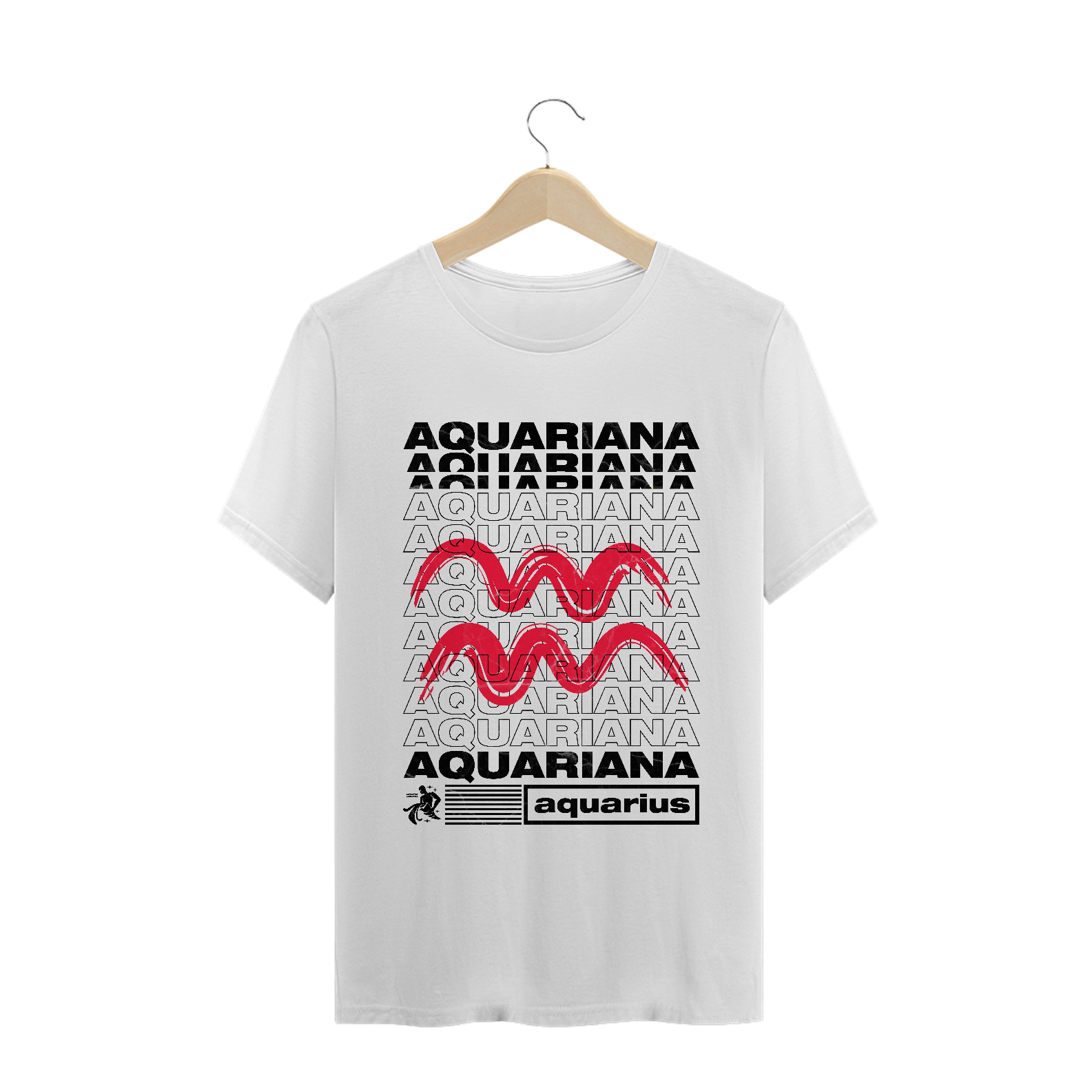 Aquariana - Echo Blanc - T-Shirt