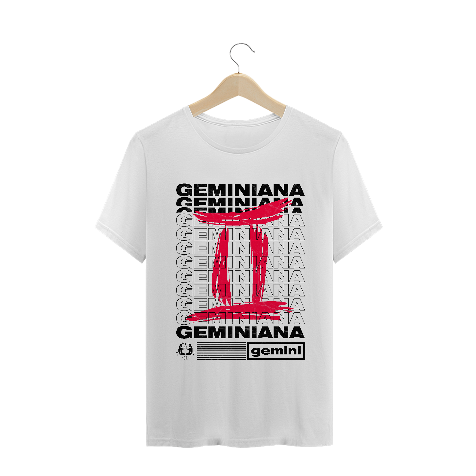 Geminiana - Echo Blanc - T-Shirt