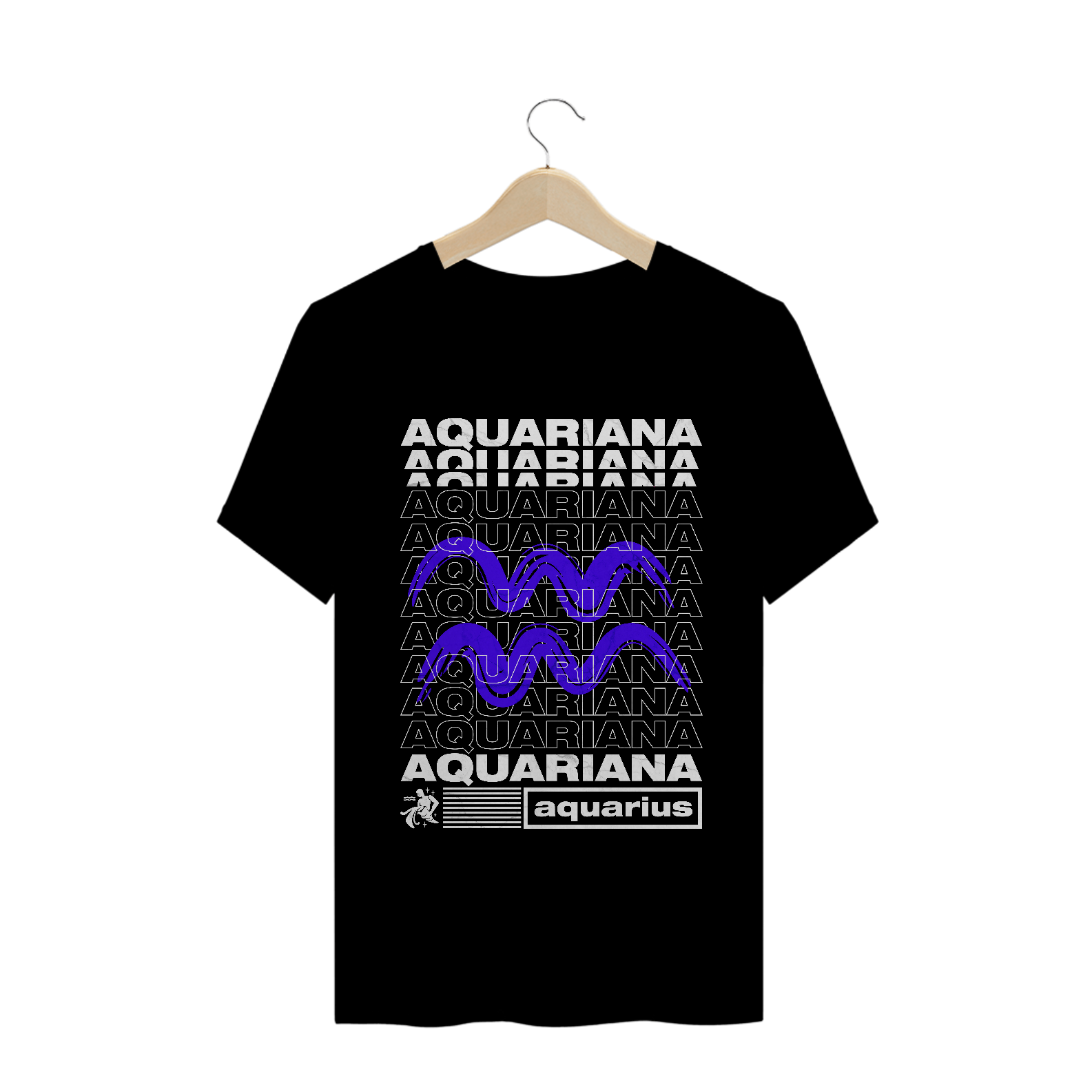 Aquariana - Echo Noir - T-shirt