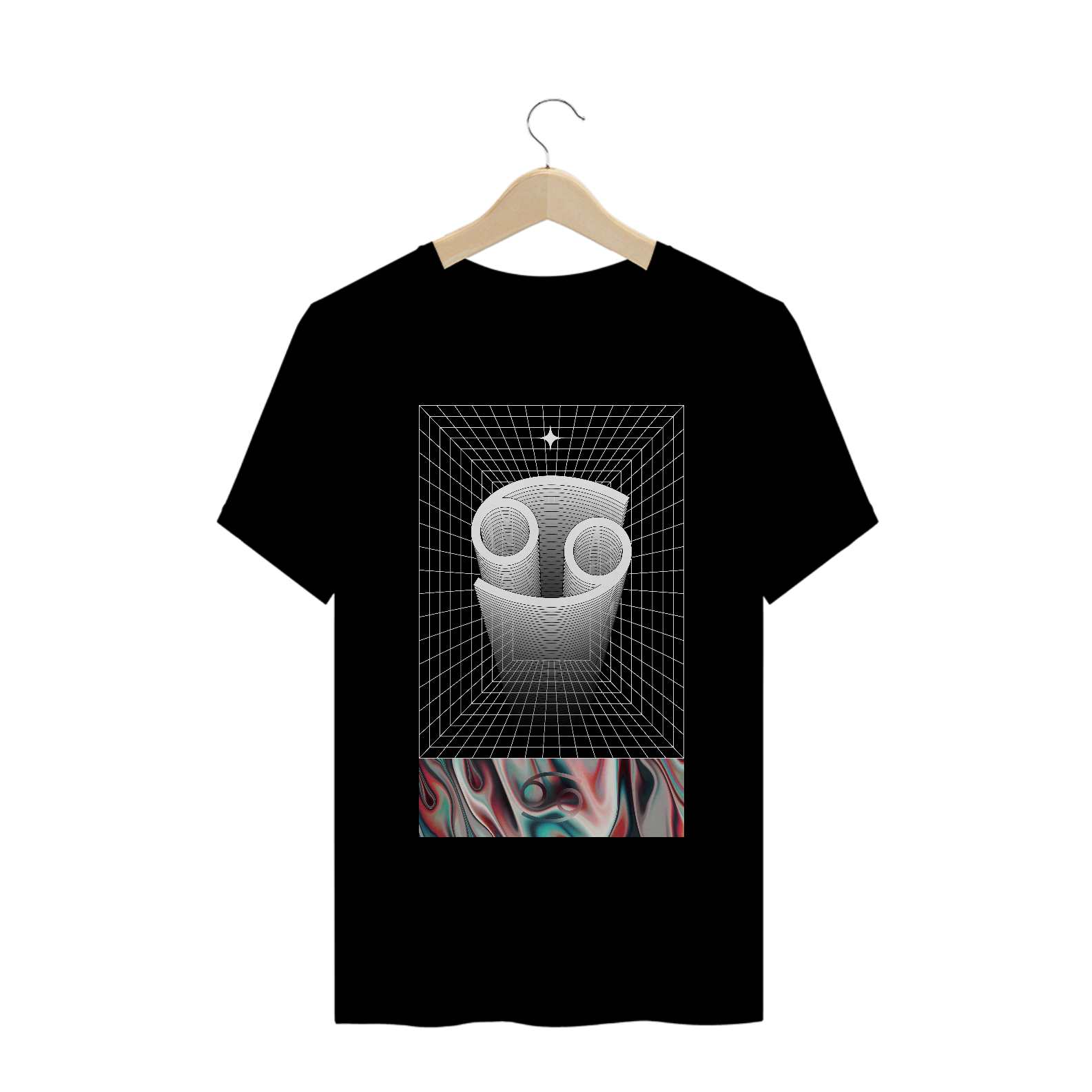 Câncer - Essence Noir - T-Shirt