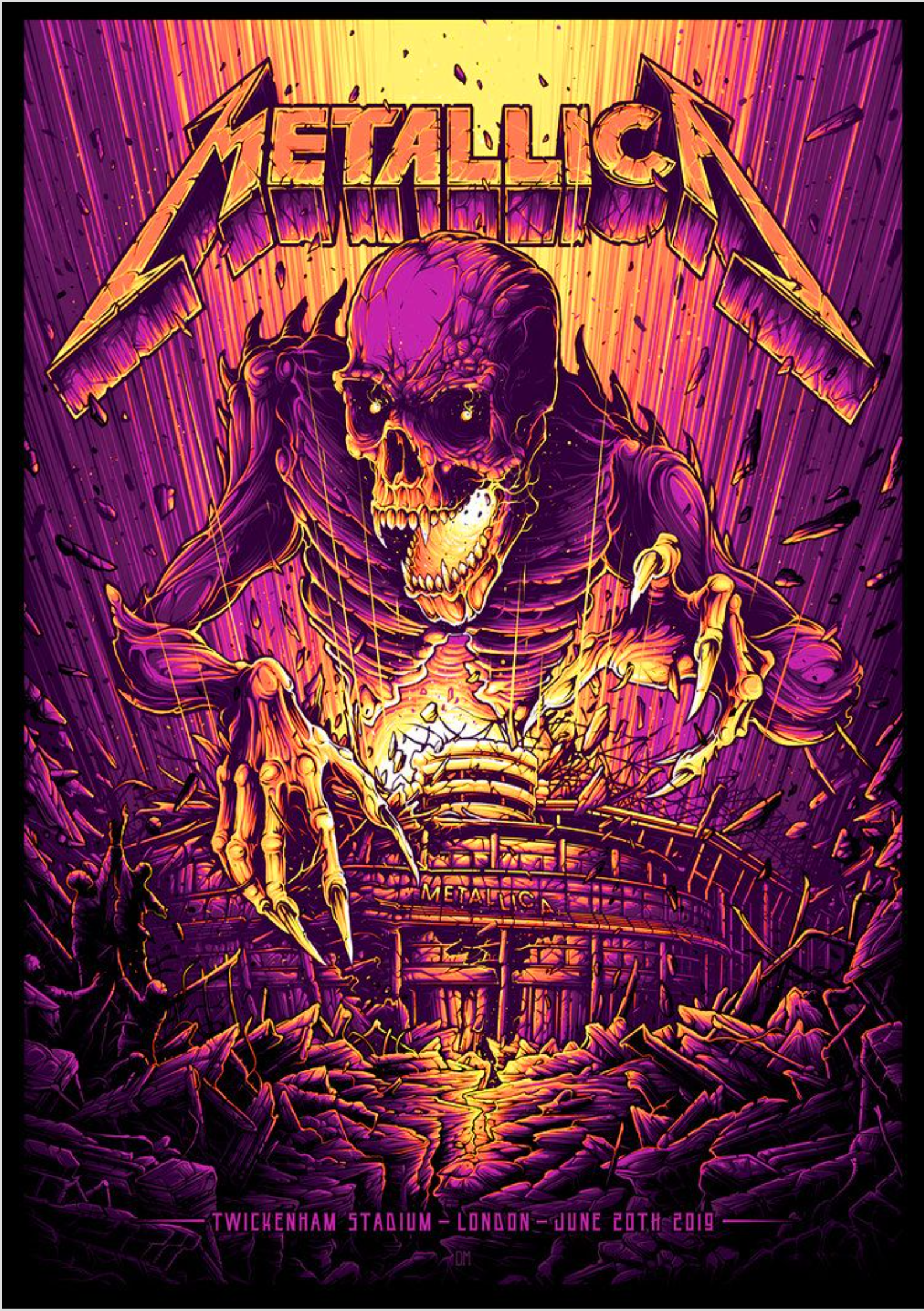 Nome do produto: Poster Metallica 