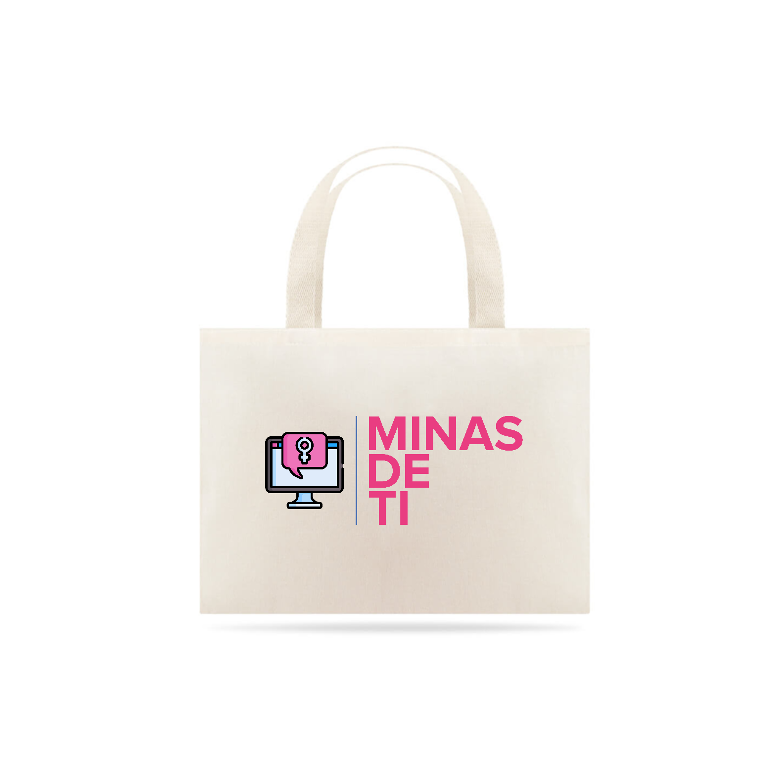 Nome do produto: Bag Minas de TI - Logo Pink