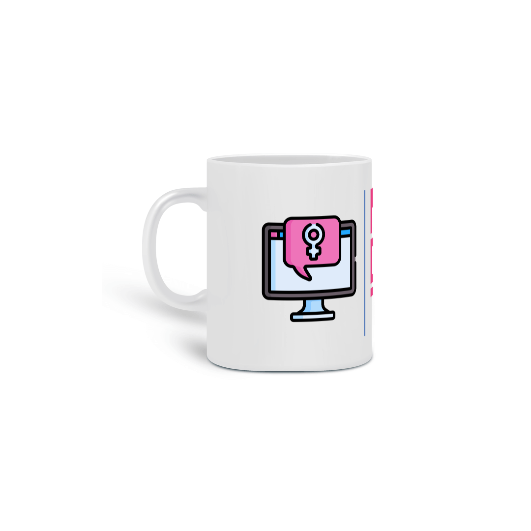Caneca de TI - Logo Pink