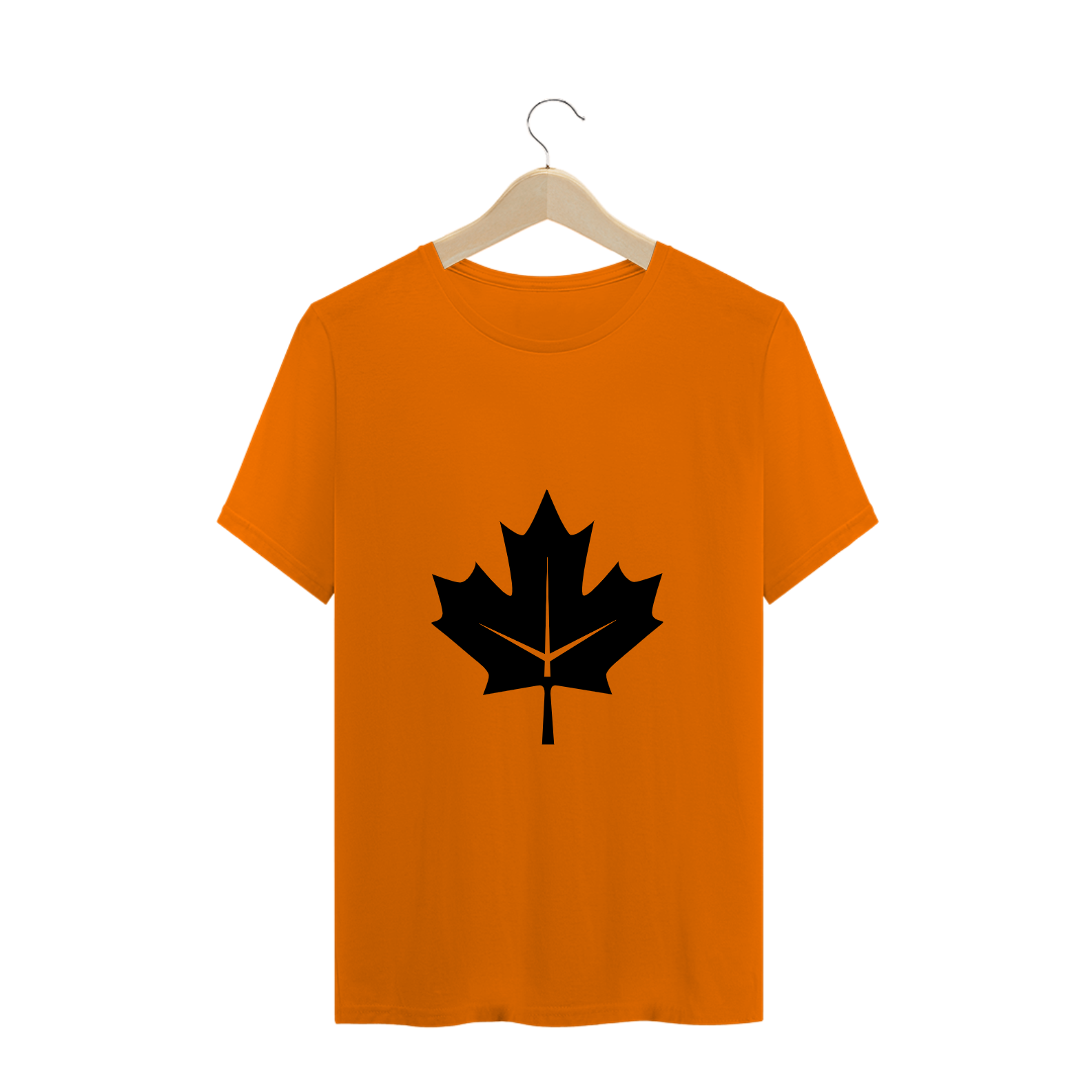 Camiseta Folha de Outono Laranja