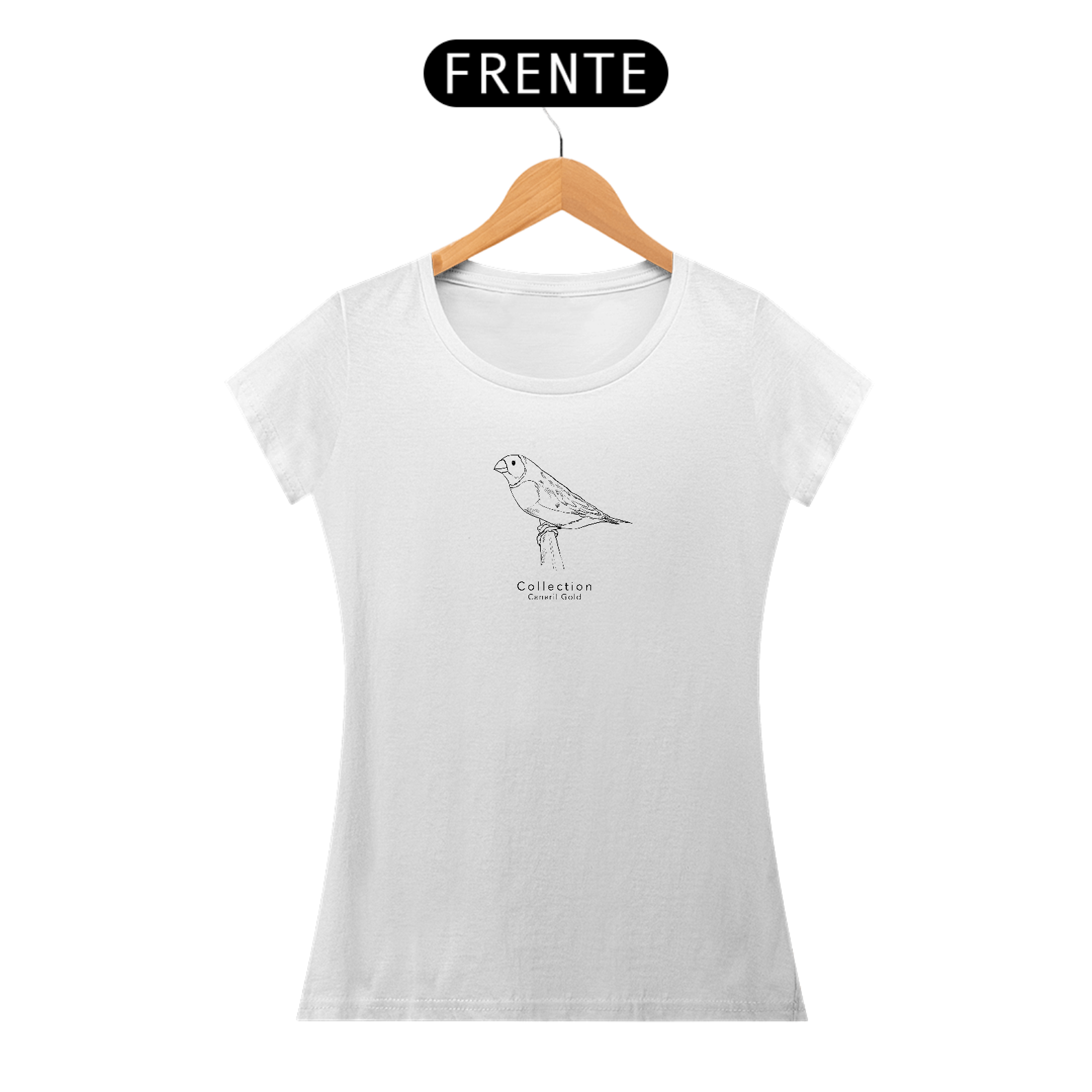 Tshirt Feminina - Diamante Gould CL/PB - Contorno