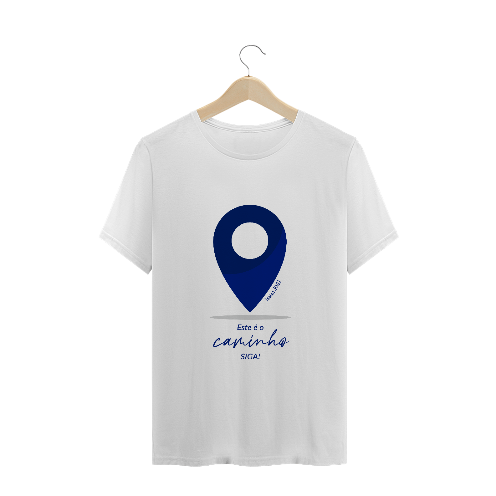 T-SHIRT MASCULINA - MALHA QUALITY - SIGA (DARK/BLUE)