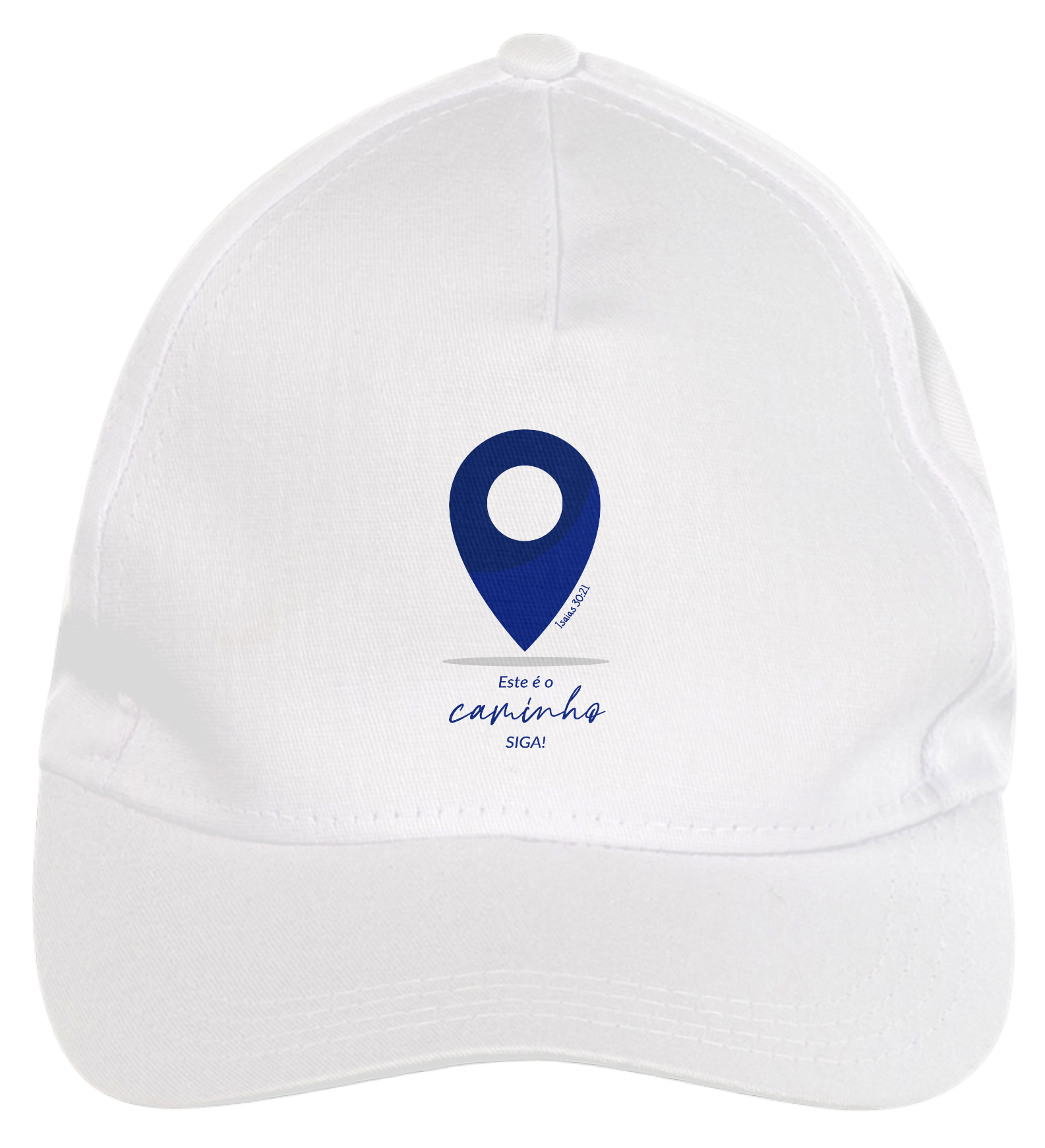 BONÉ DE BRIM - SIGA (BLACK/BLUE)