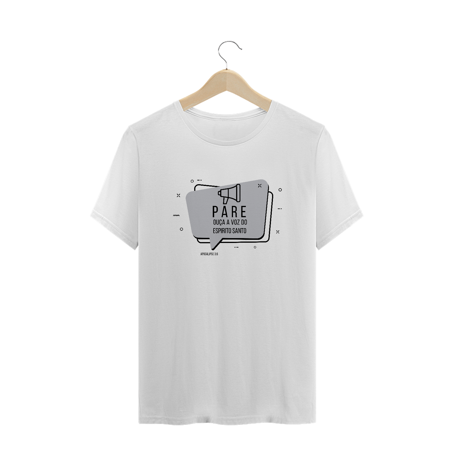 T-SHIRT PLUS SIZE  - OUÇA (BLACK)