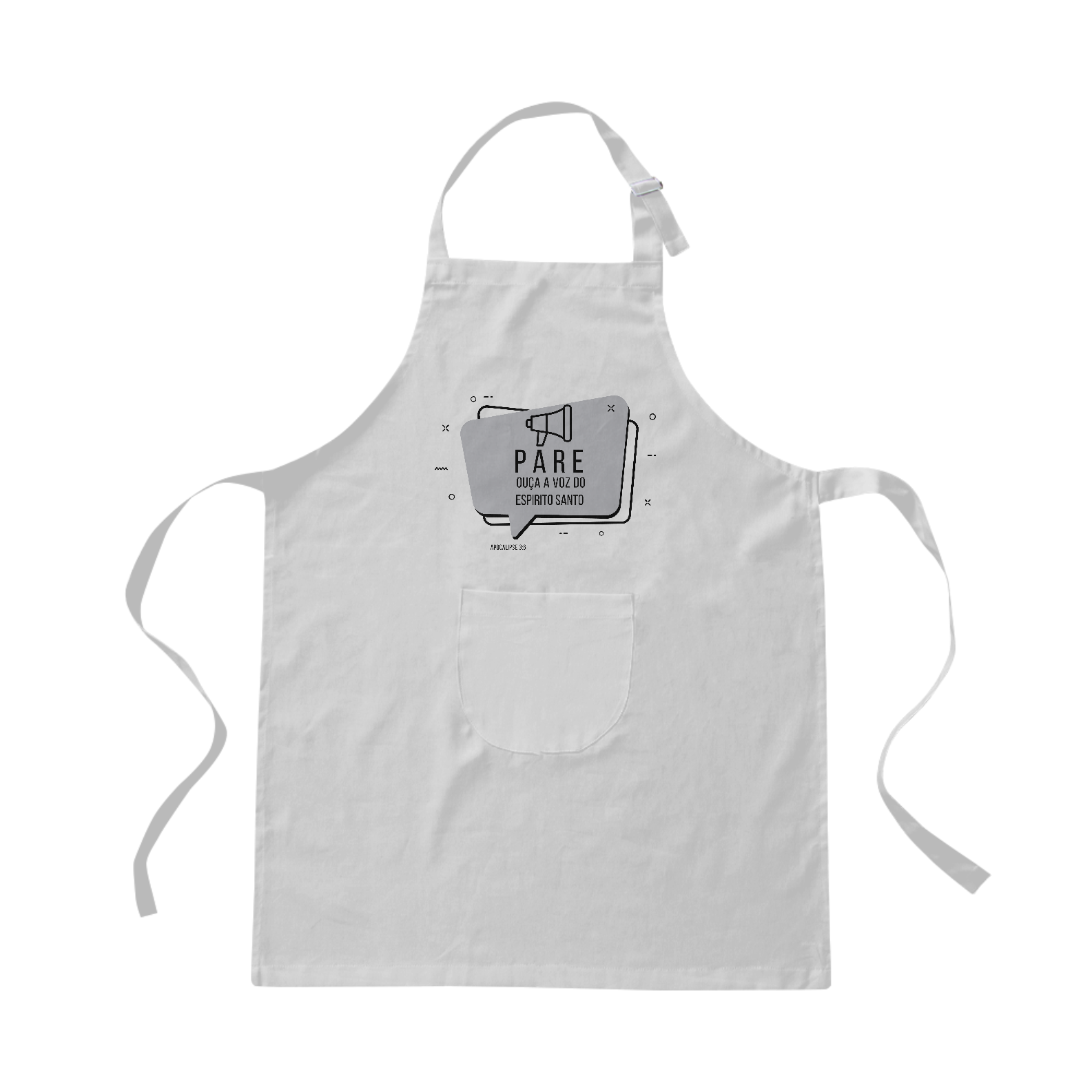 AVENTAL BRIM - OUÇA (BLACK)