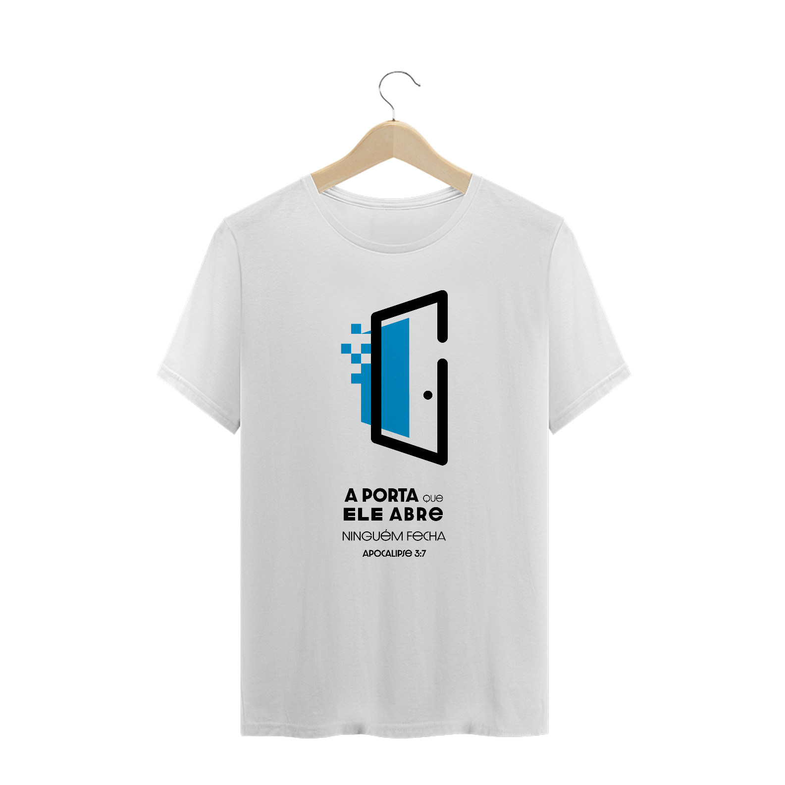 T-SHIRT PLUS SIZE  - A PORTA (BLUE)