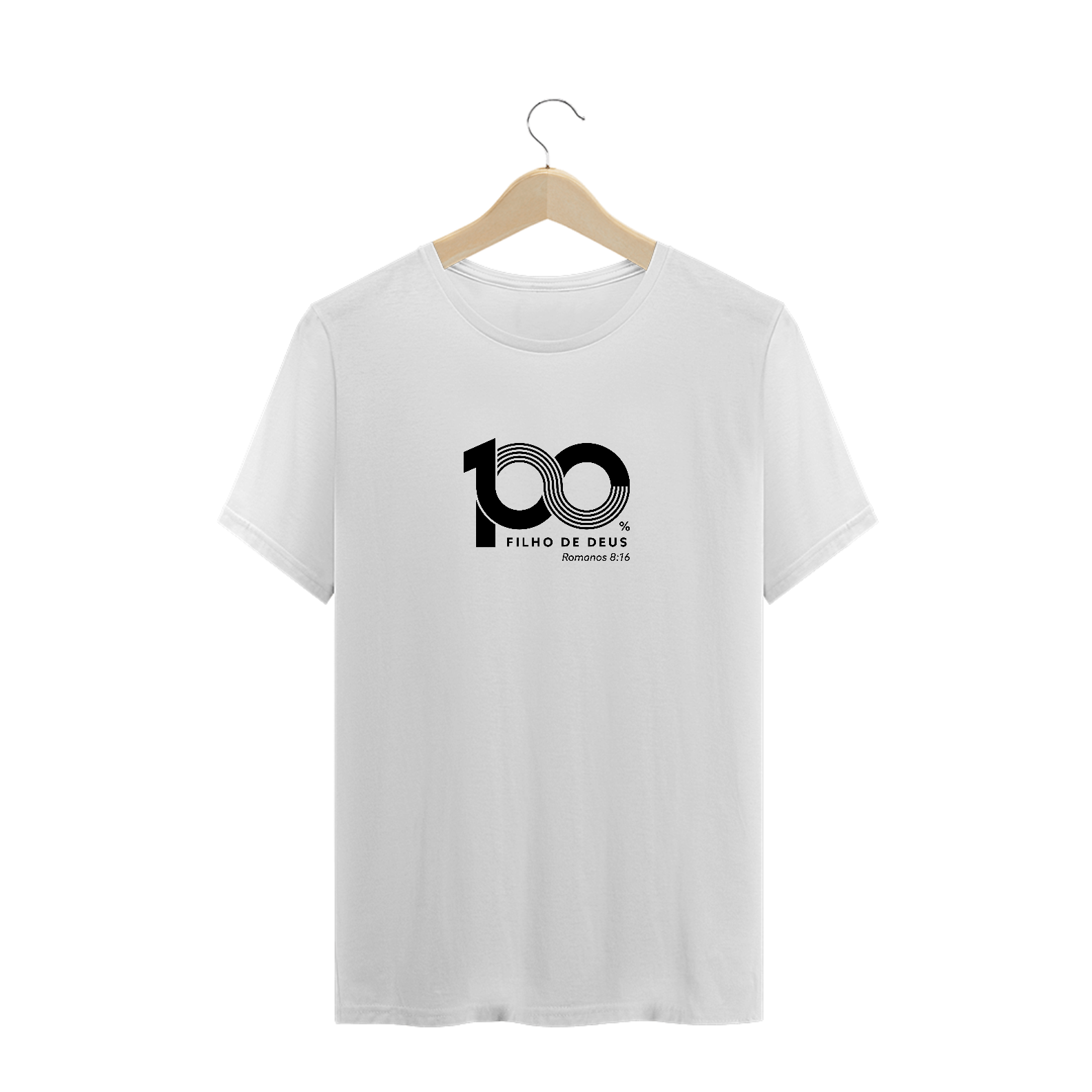 T-SHIRT MASCULINA - MALHA PRIME - FILHO (BLACK)