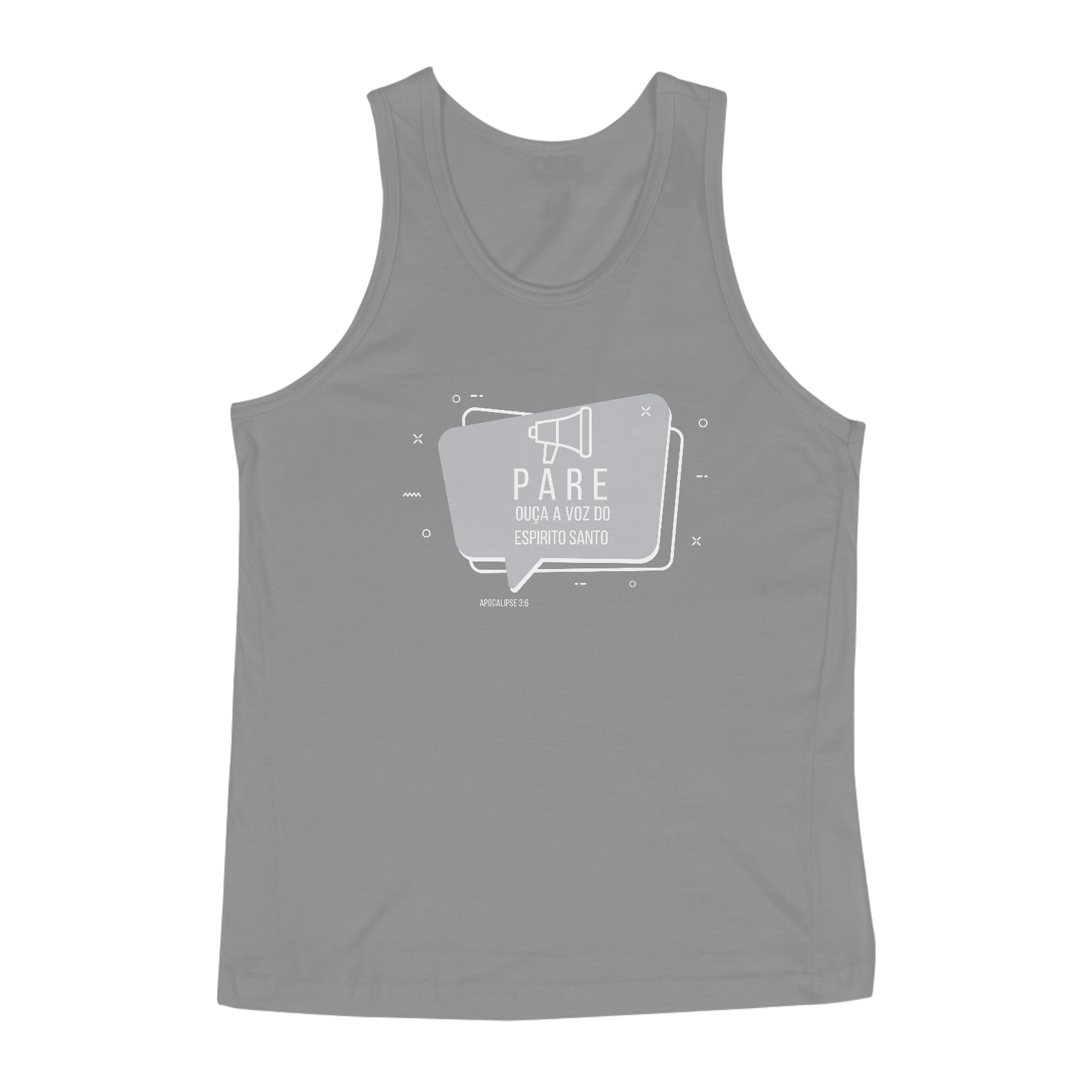 REGATA MASCULINA CLASSIC GREY - OUÇA