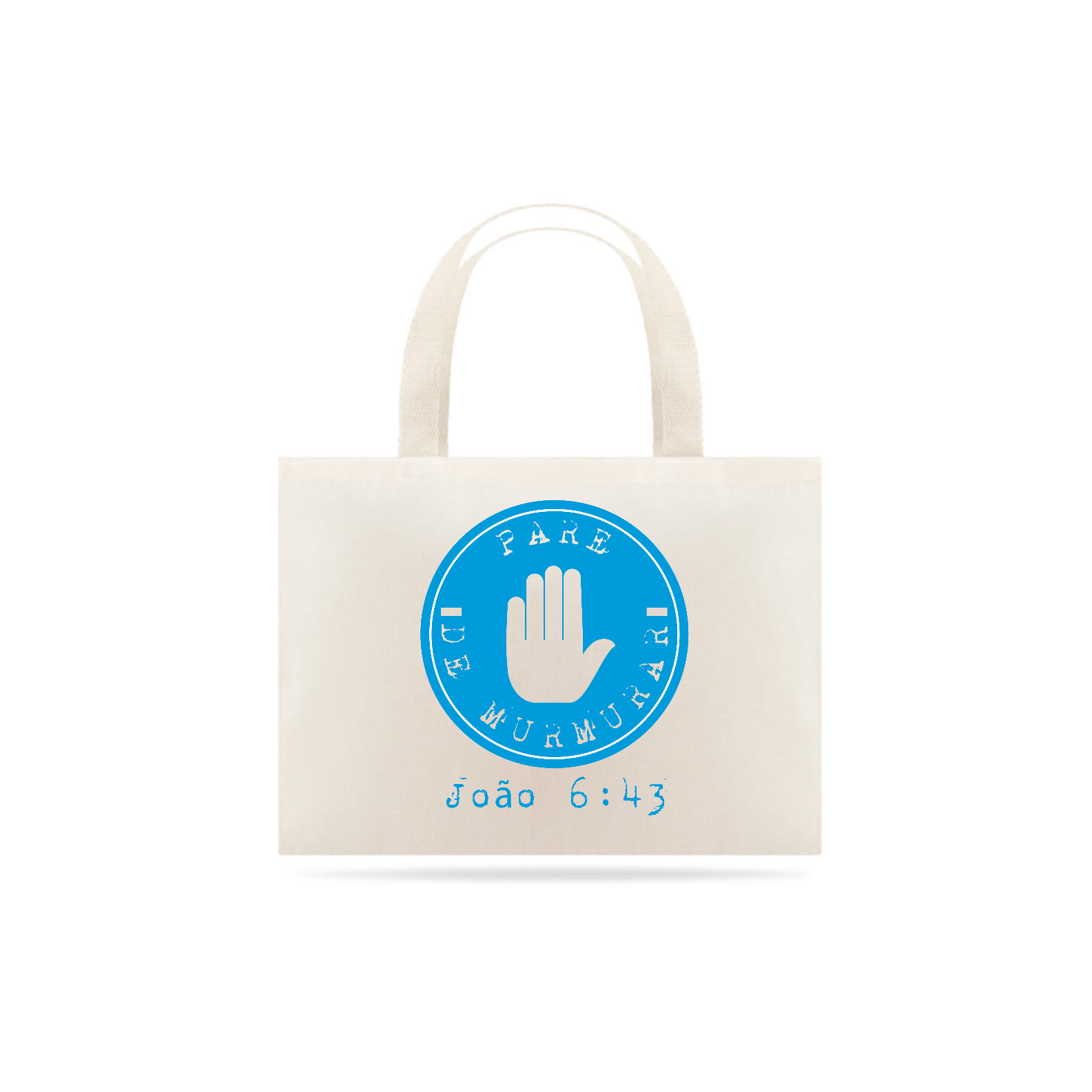 ECO BAG - PARE DE MURMURAR (BLUE)