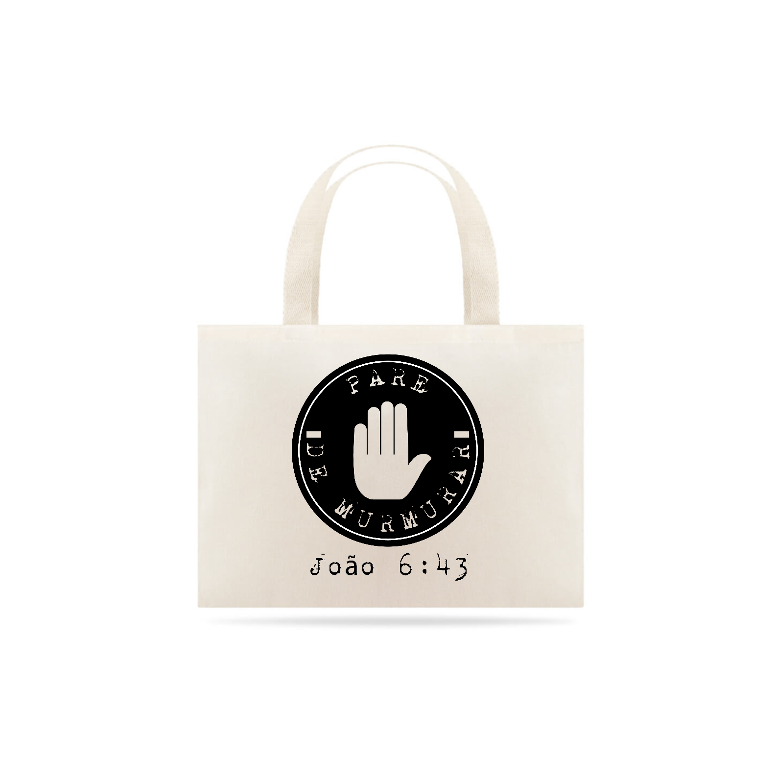 ECO BAG - PARE DE MURMURAR (BLACK)