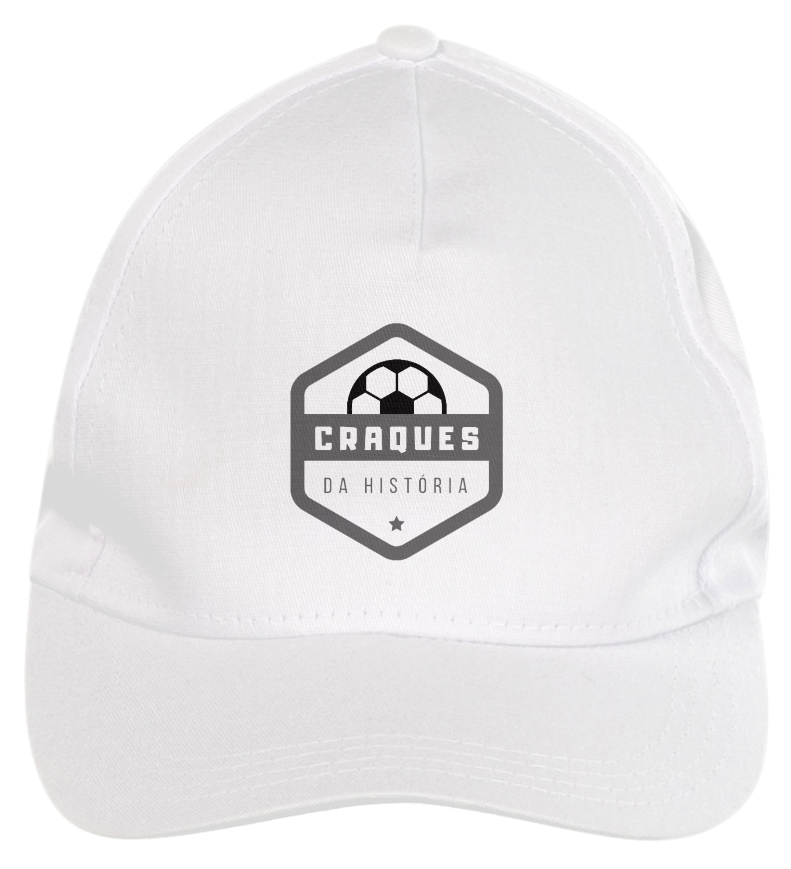 Nome do produto  Boné craques da história logo preto e branco