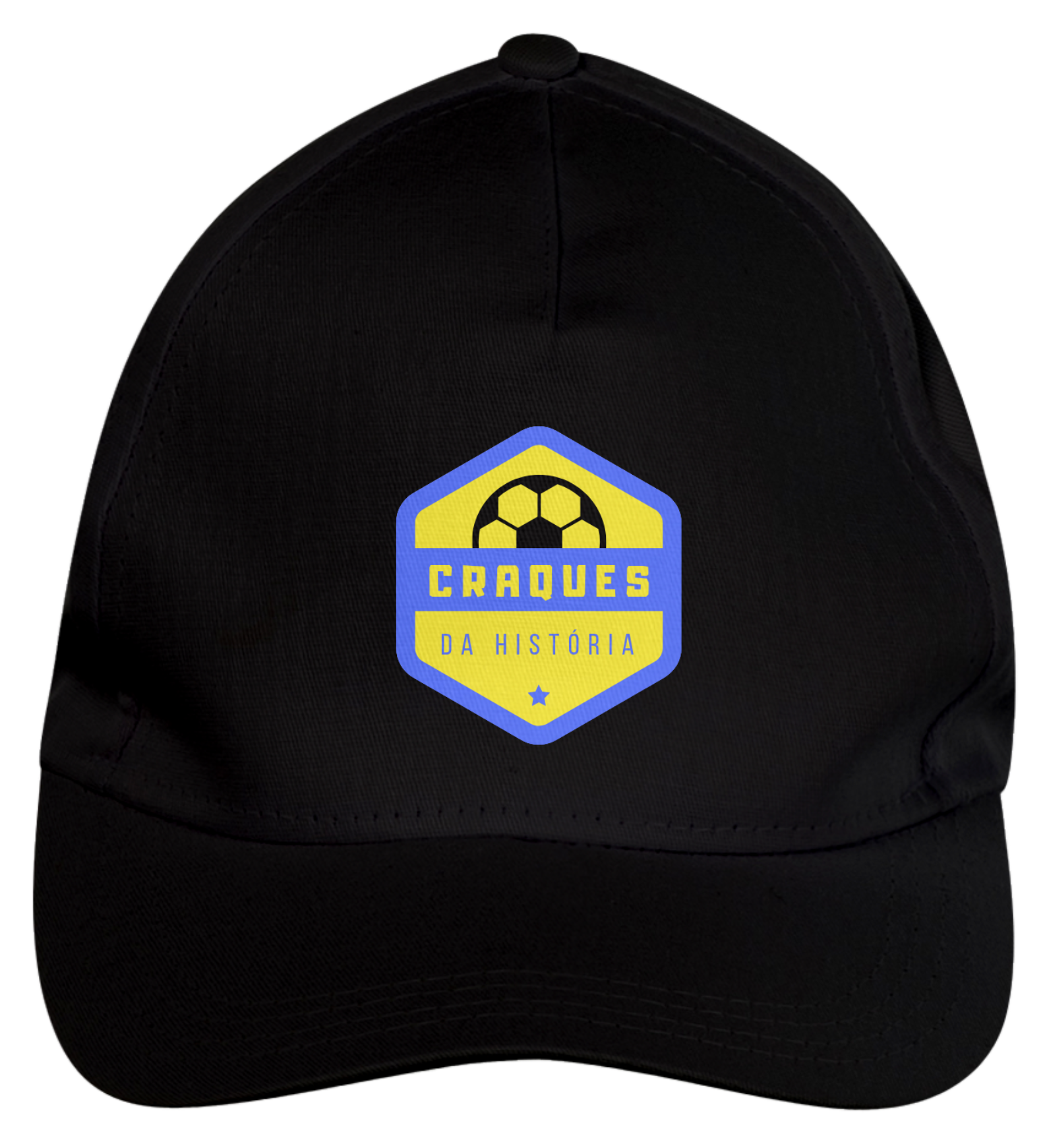 Nome do produto  Boné Craques da História logo colorido