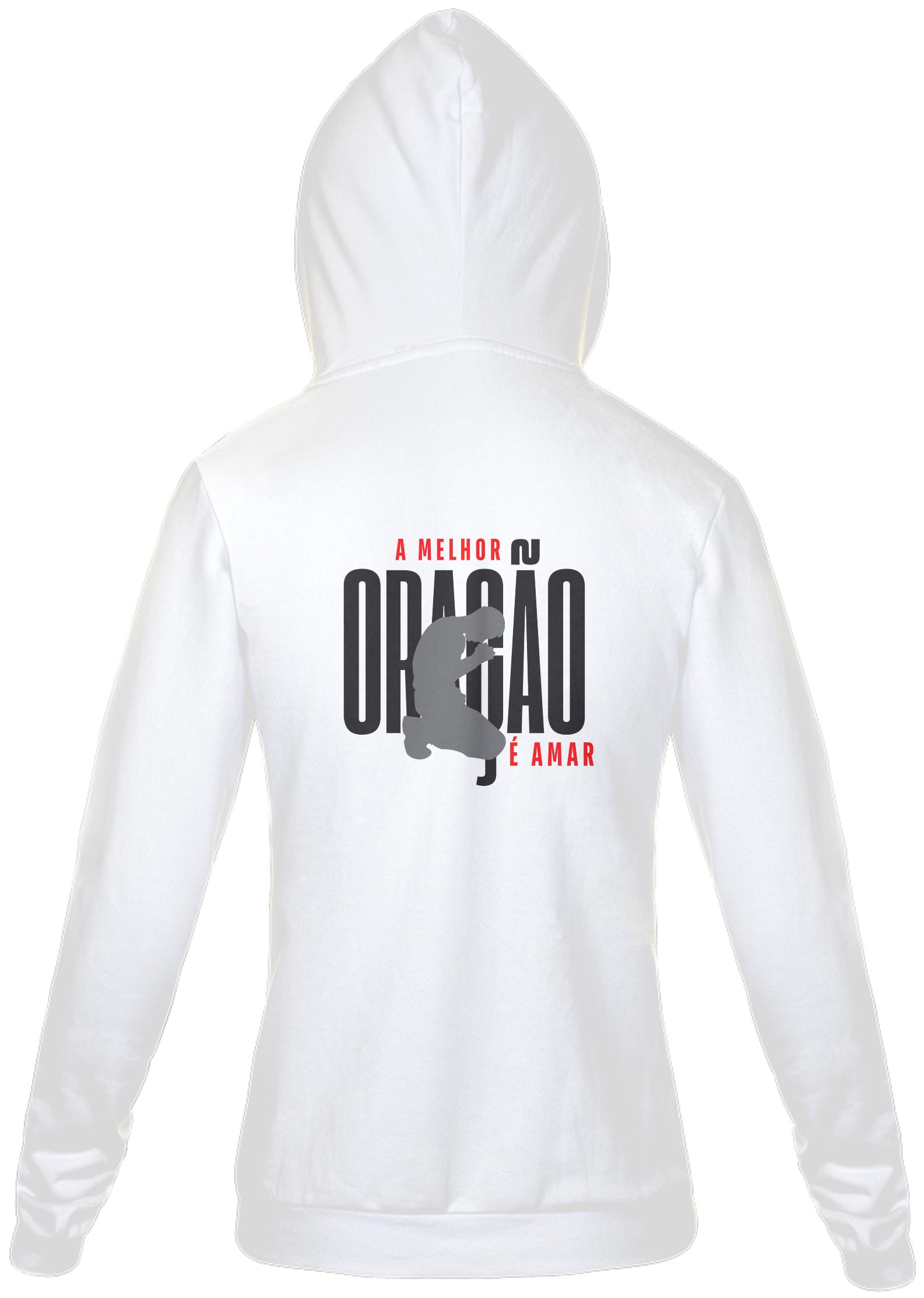 Nome do produto  Moleton - A melhor oração é amar