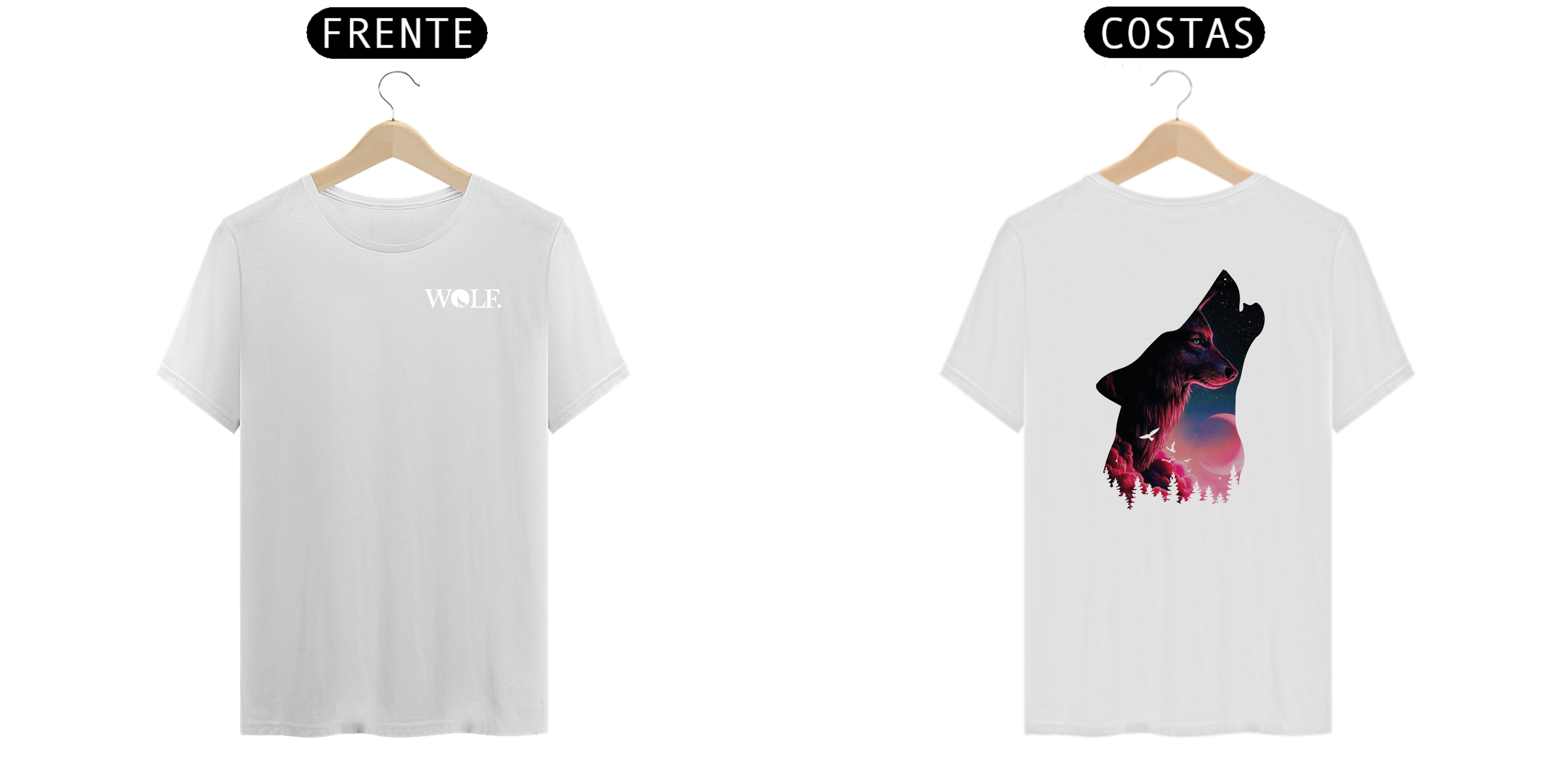 Camisa Prime Wolf - Sky