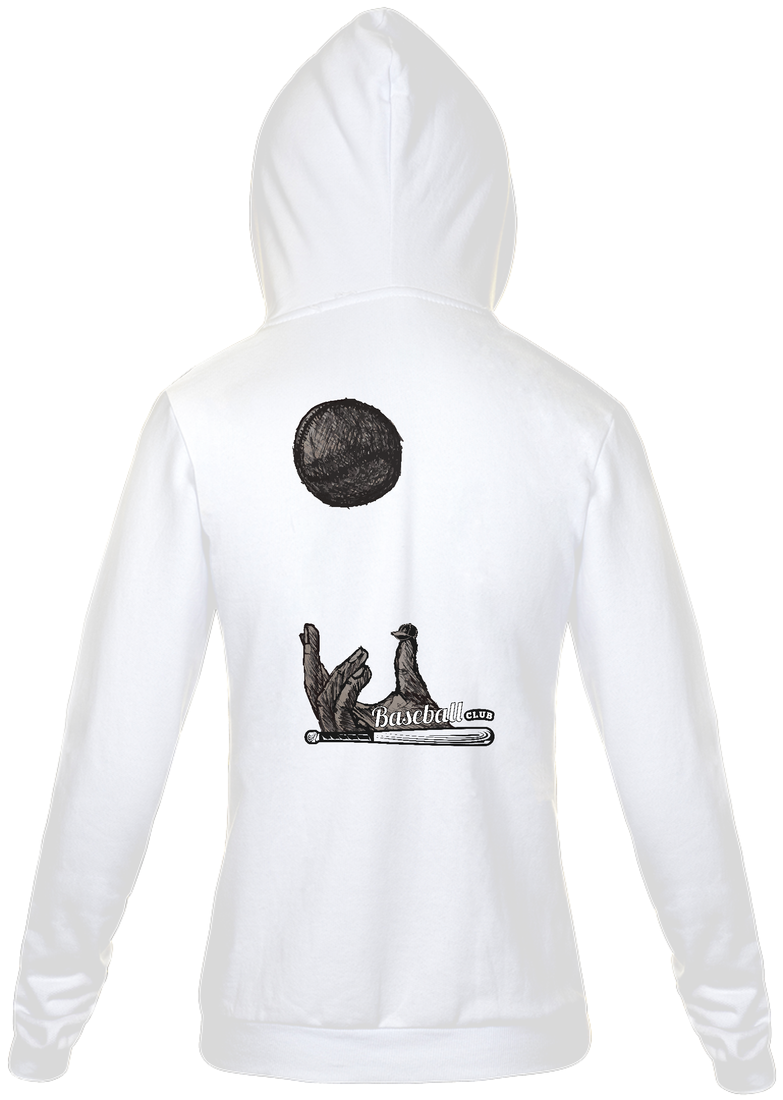 Moleton Ziper Ilustração - Baseball