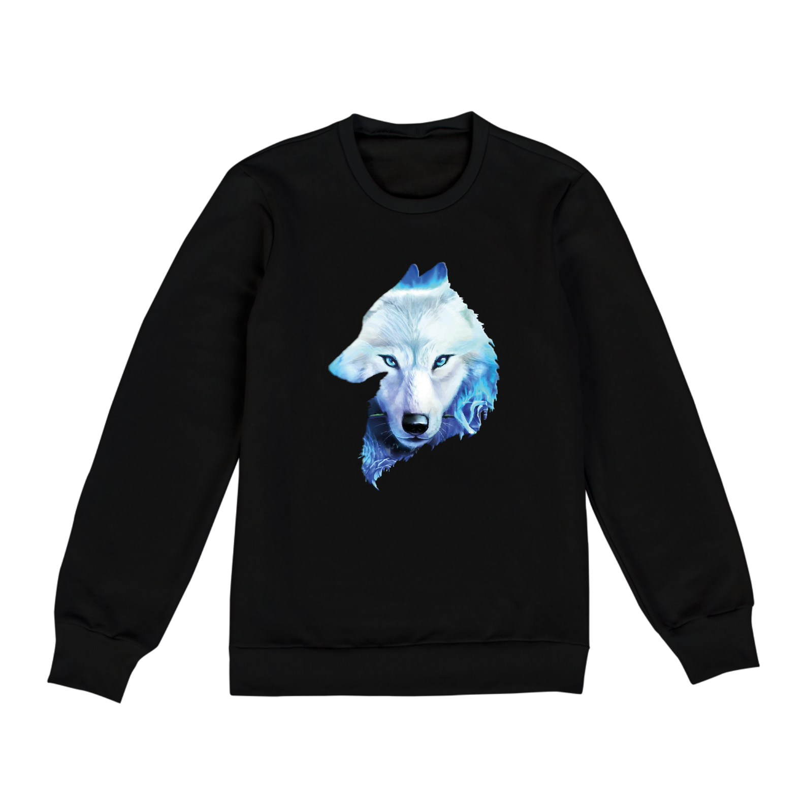 Moleton Fechado Wolf - Branco