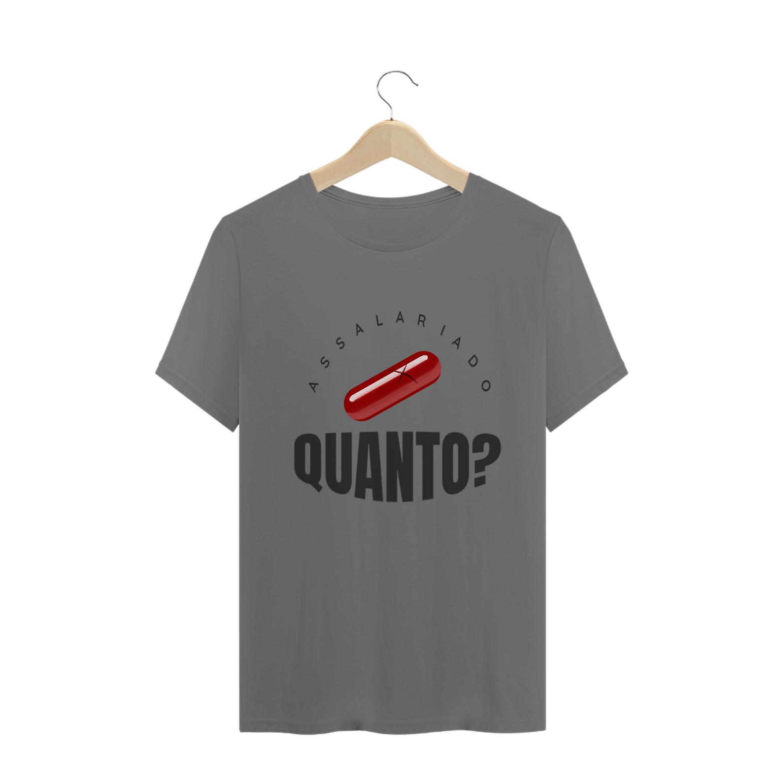 Nome do produto: Camisa de manga curta, Assalariado Quanto?