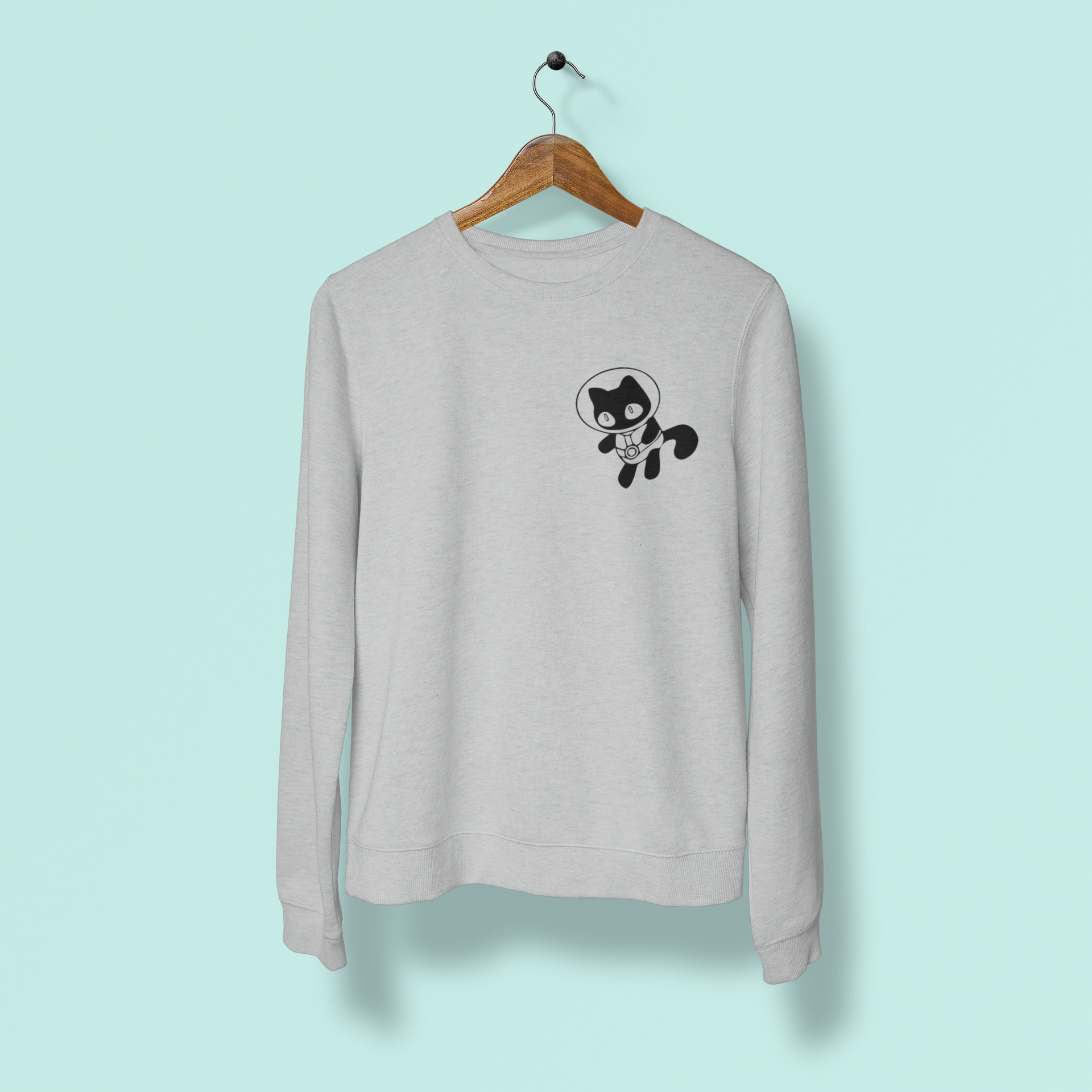 Moletom Gato Astronauta