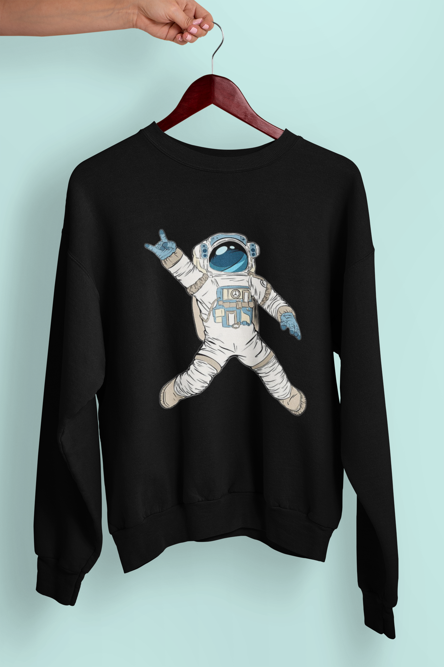 Moletom Astronauta Entusiasmado