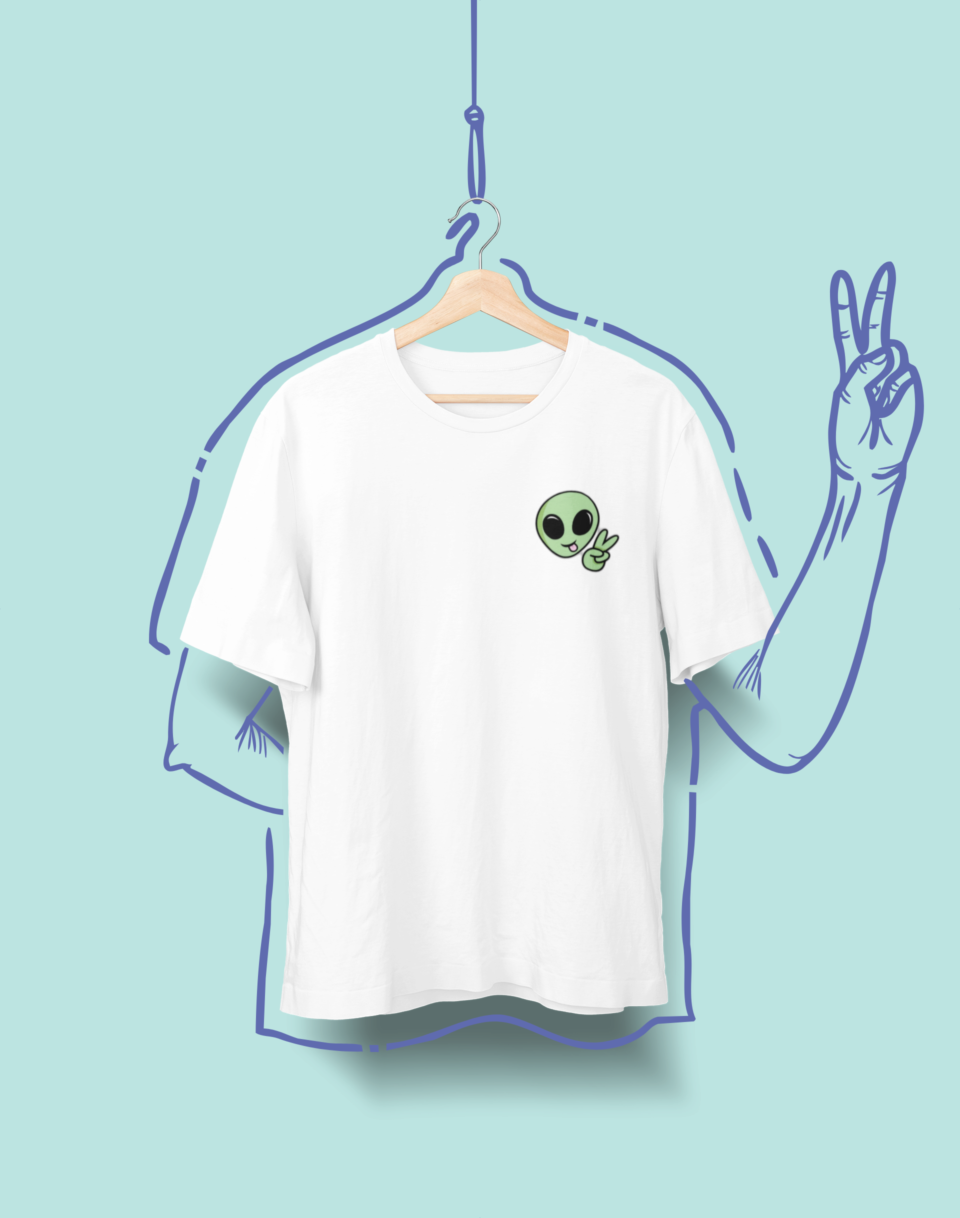 Camiseta Alien Vibes