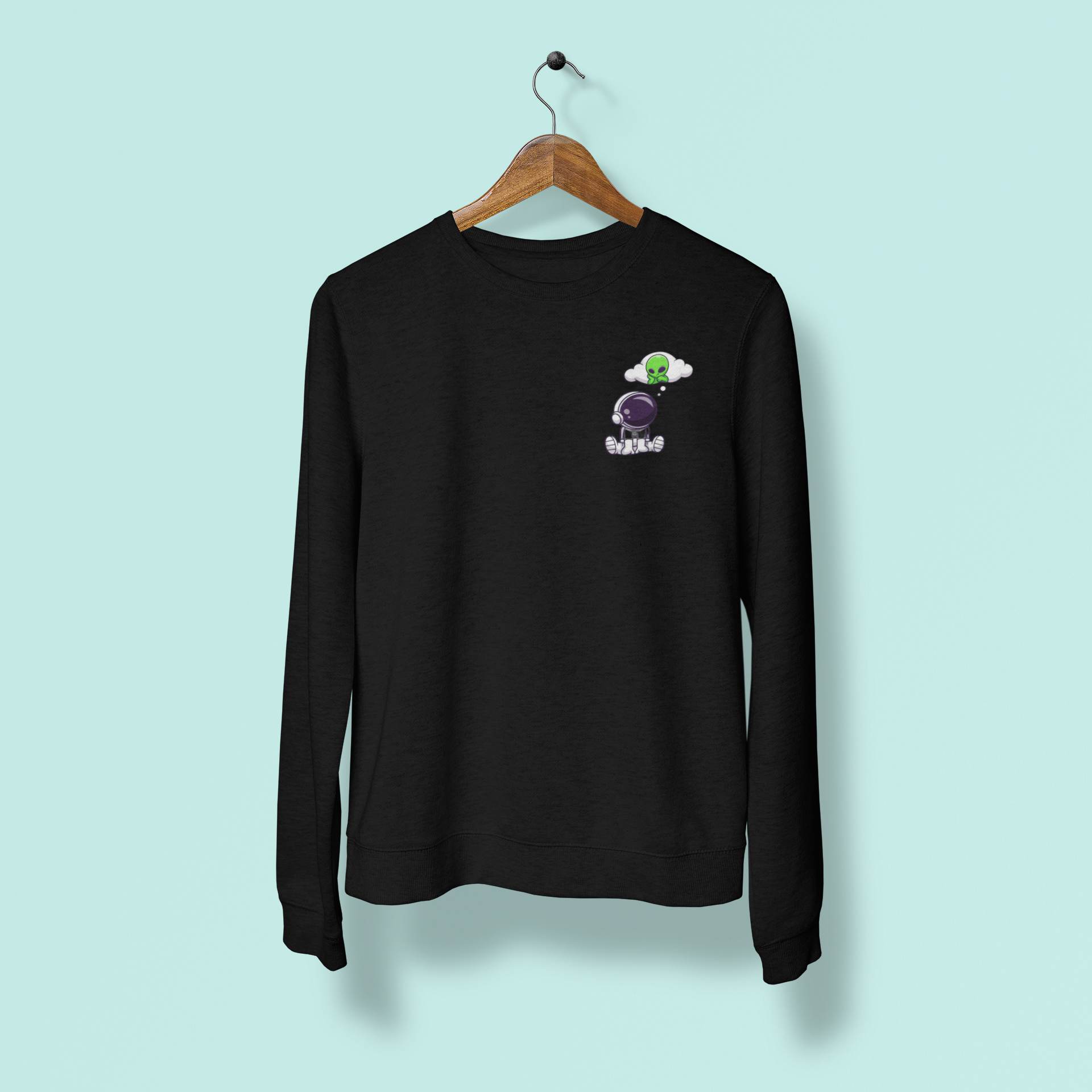 Miniatura Astronauta e Alien