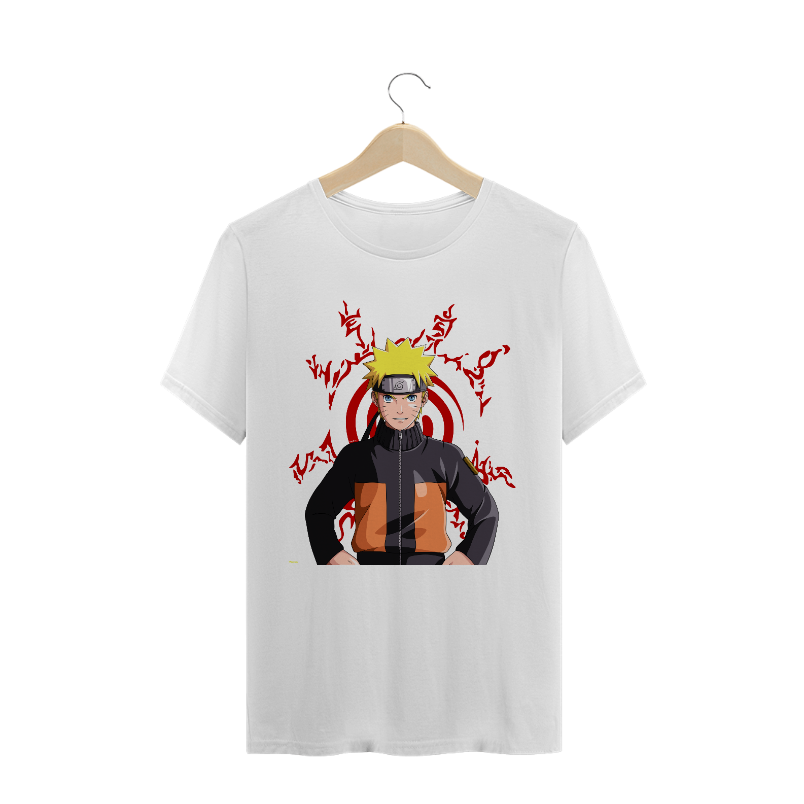 CAMISETA NARUTO MARCA SELO DA MALDIÇÃO