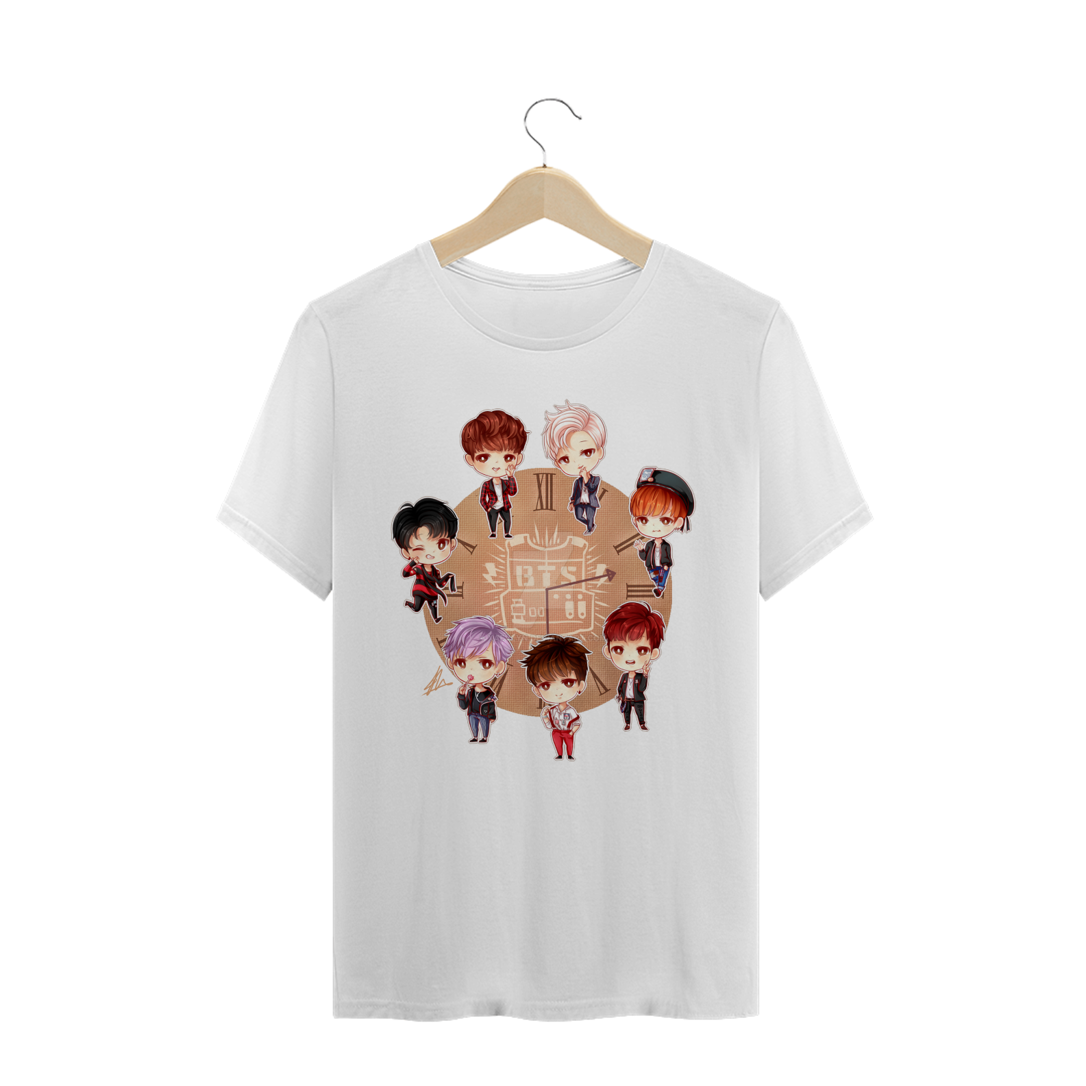 CAMISETA BTS ANIME