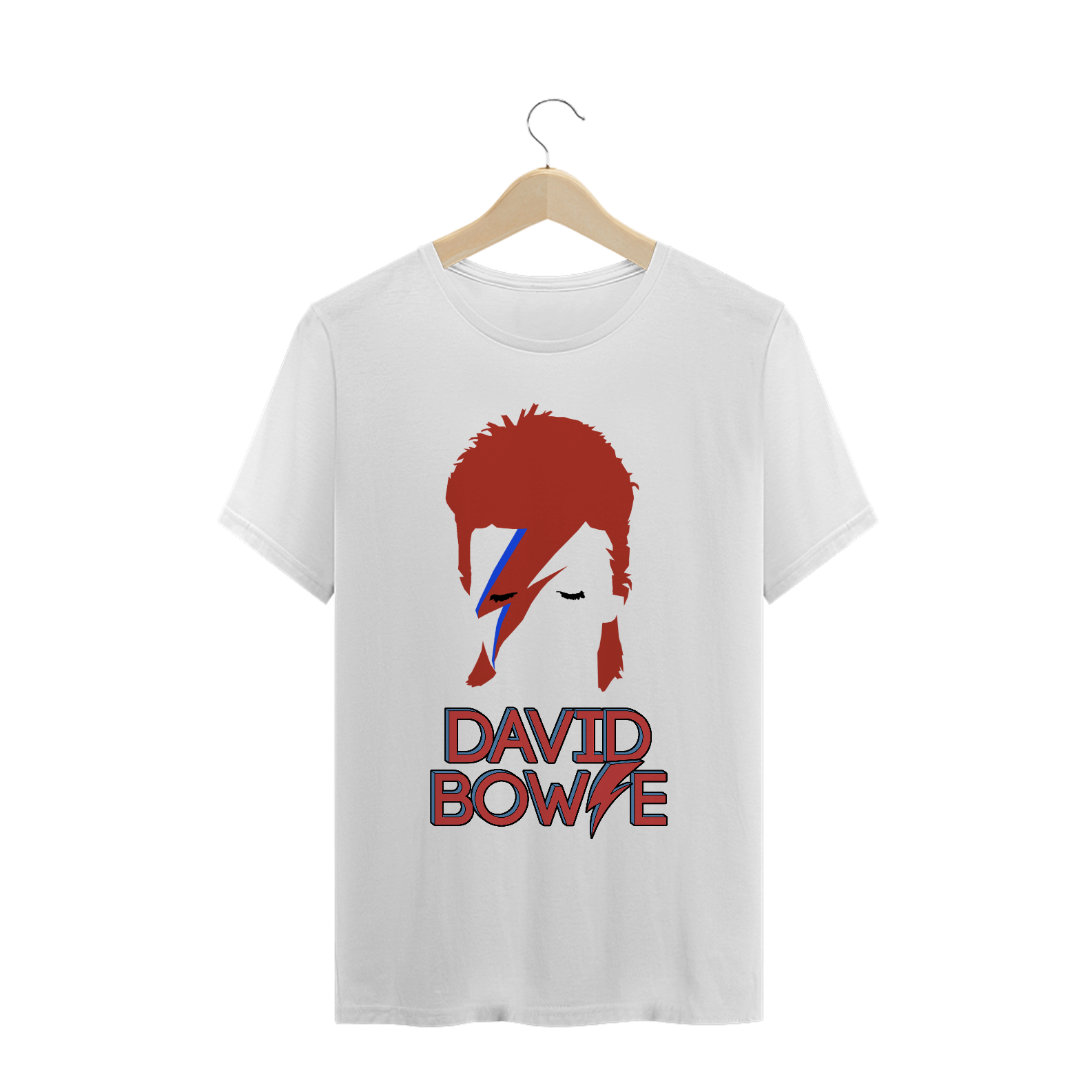 CAMISETA DAVID BOWIE silhueta