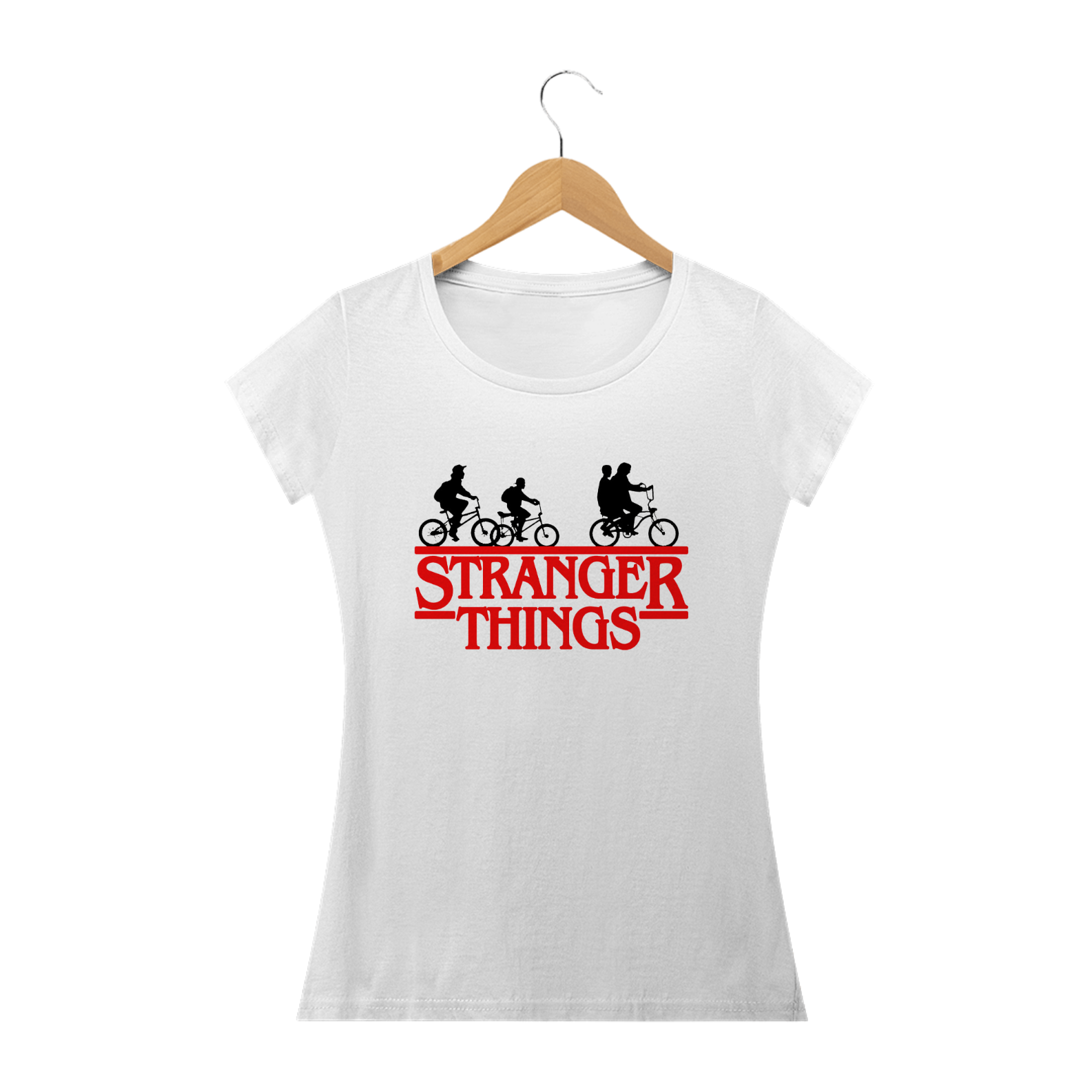 CAMISETA BABY LONG STRANGER THINGS AMIGOS
