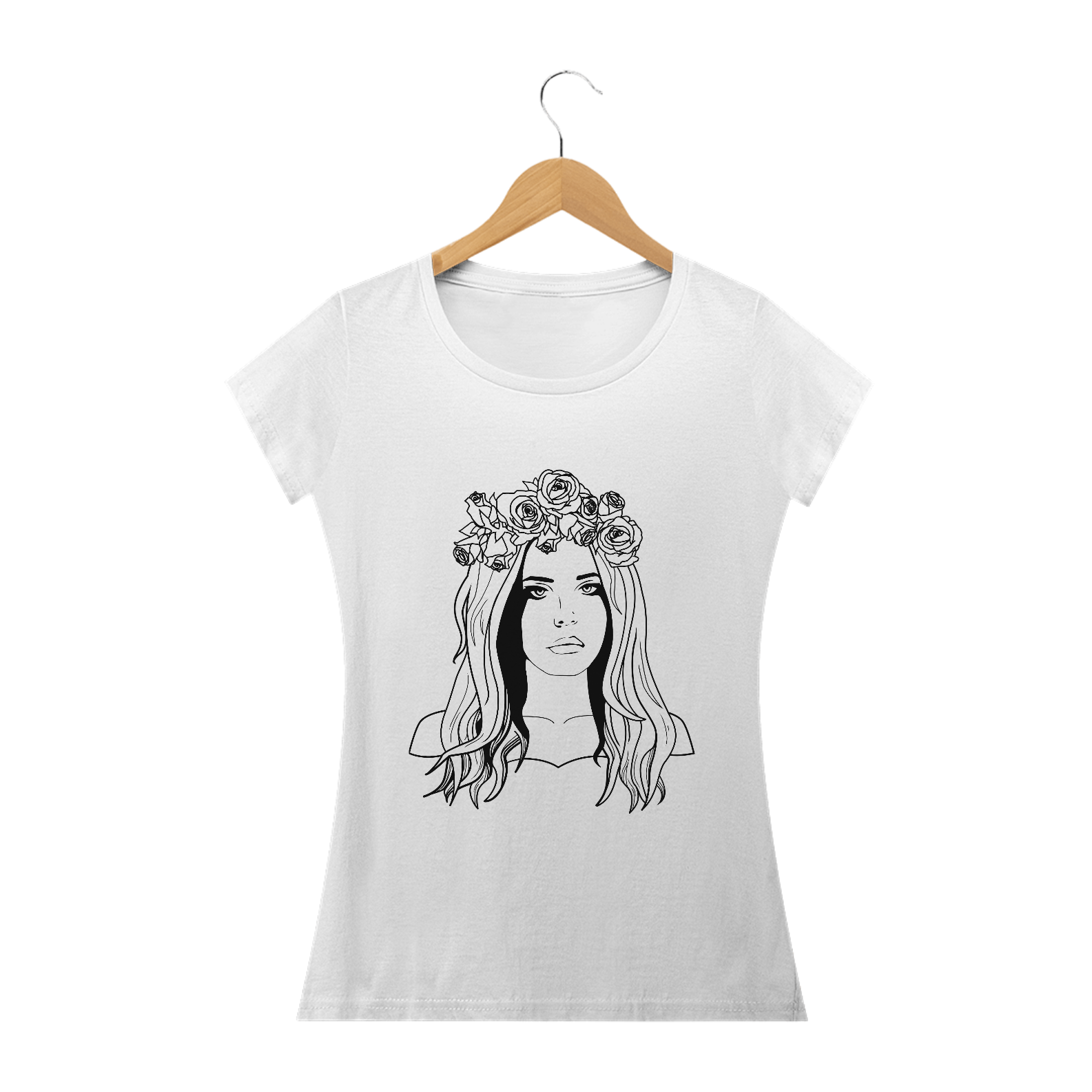 CAMISETA BABY LONG LANA DEL REY SILHUETA