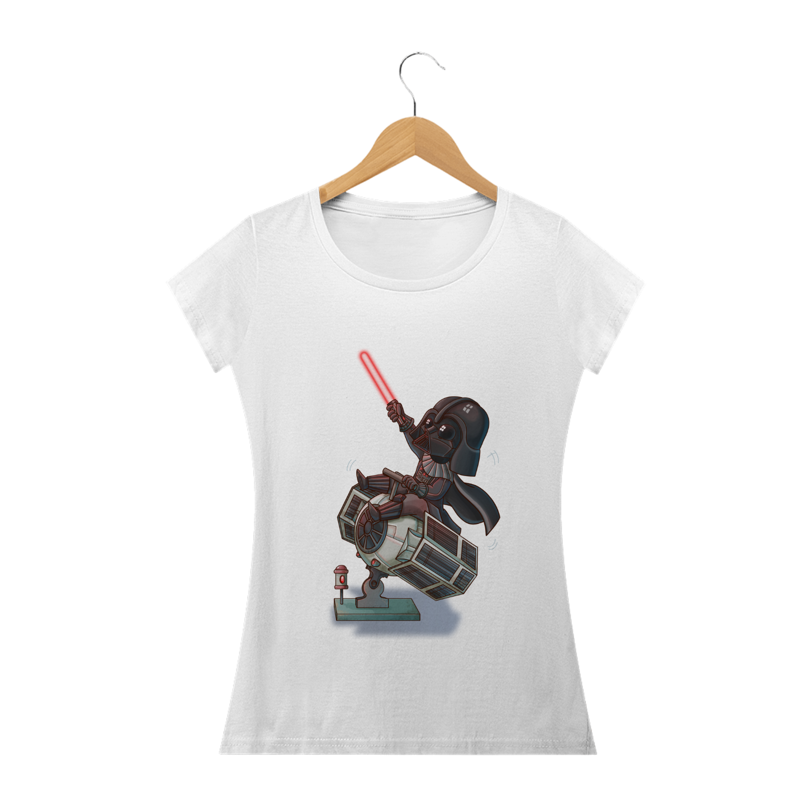 CAMISETA BABY LONG DARTH VADER CARTOON