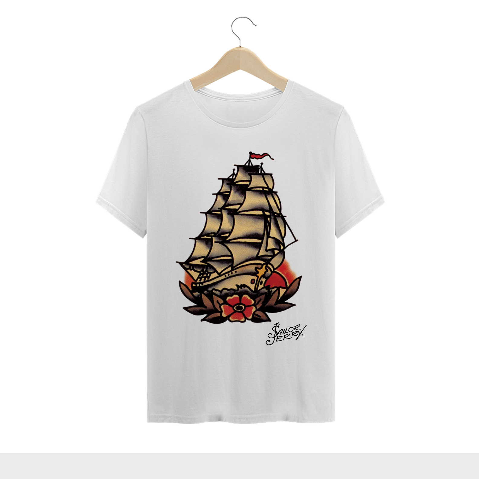 CAMISETA OLD SCHOOL CARAVELA
