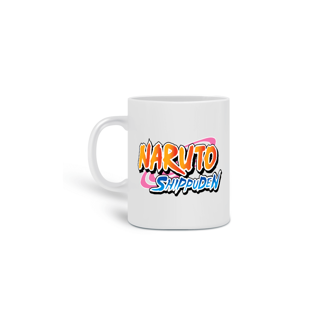 CANECA NARUTO LOGO SELO DA MALDIÇÃO