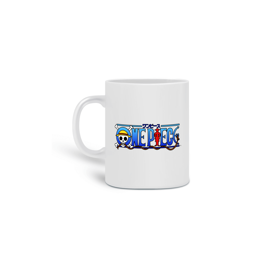 CANECA ONE PIECE LOGO PERSONAGENS
