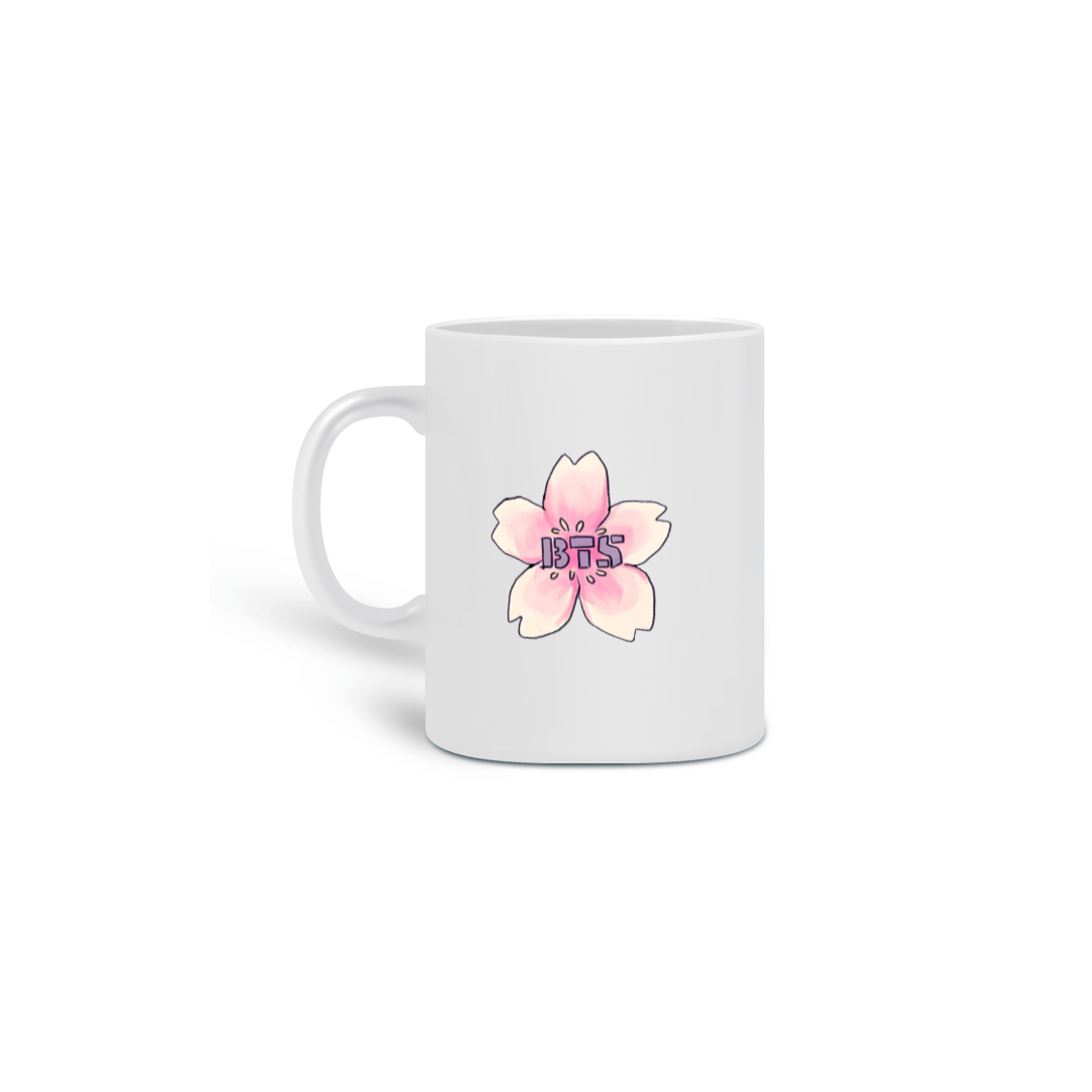 CANECA BTS MEMBROS FLOR