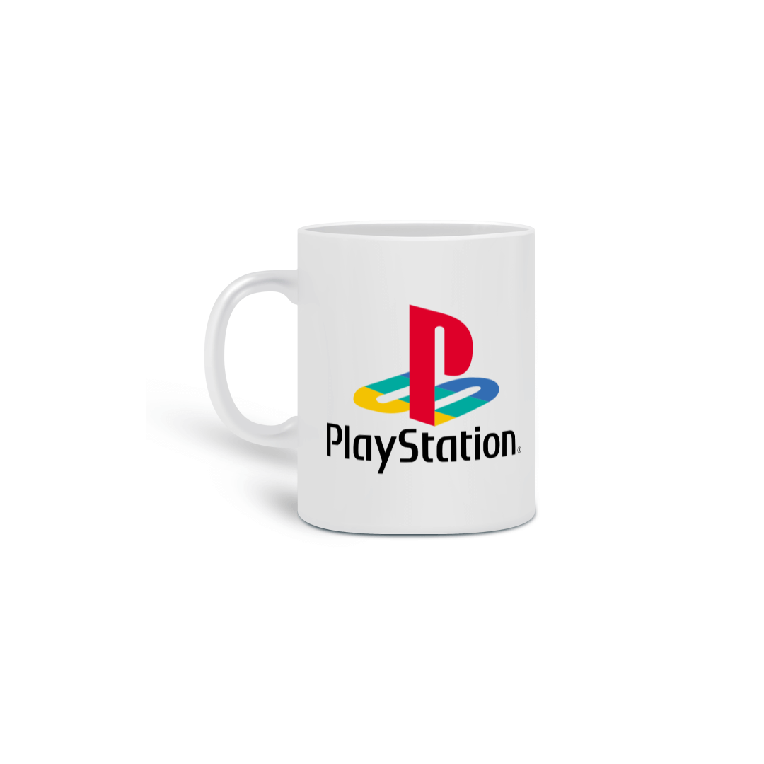 CANECA PLAYSTATION LOGO BOTÕES