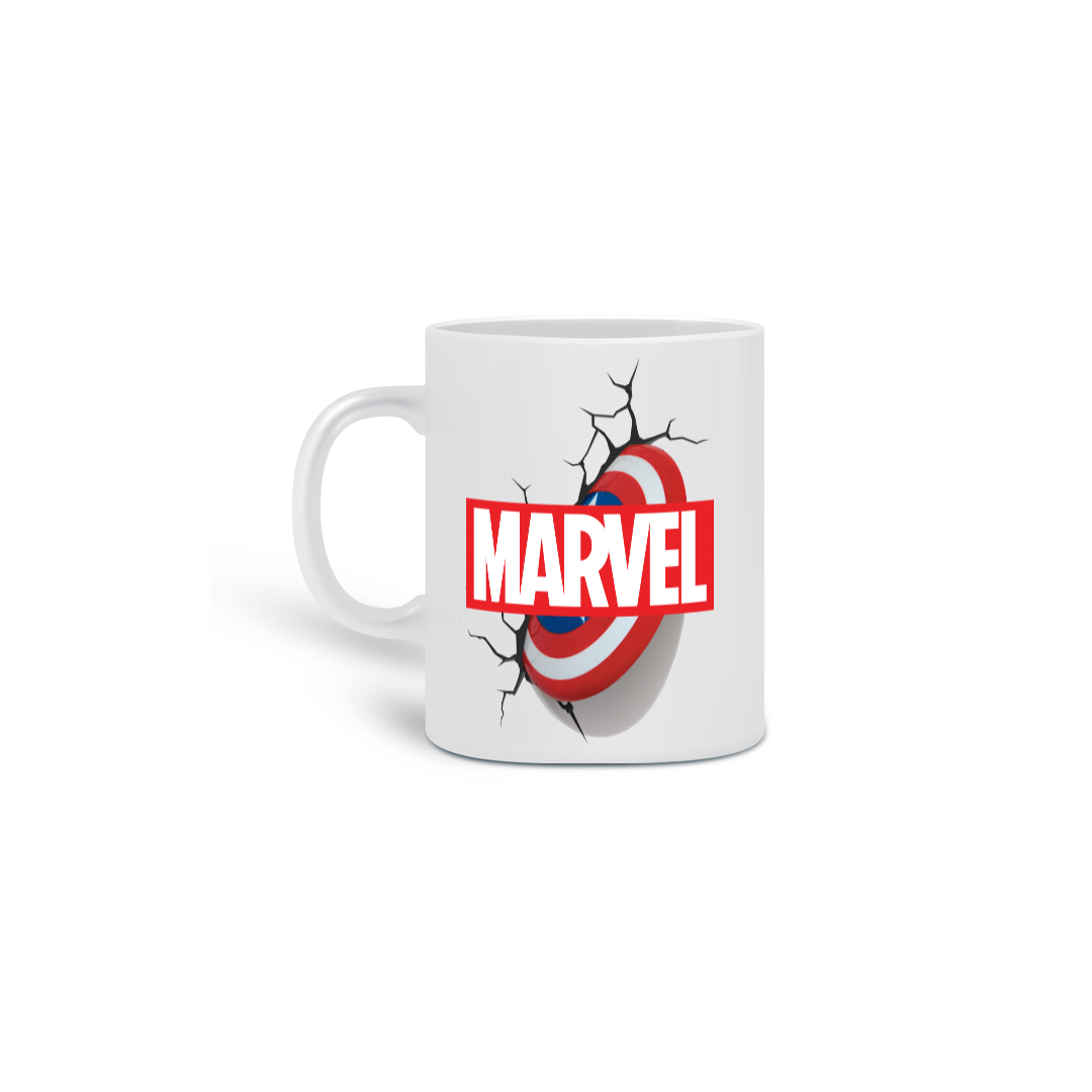 CANECA MARVEL CAPITÃO AMÉRICA