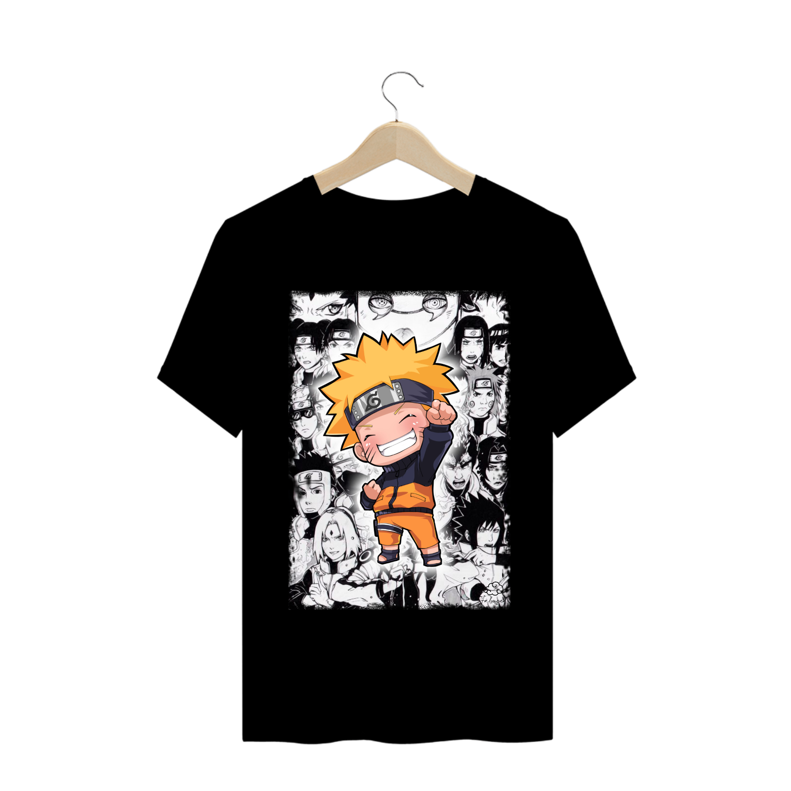 CAMISETA NARUTO CHIBI