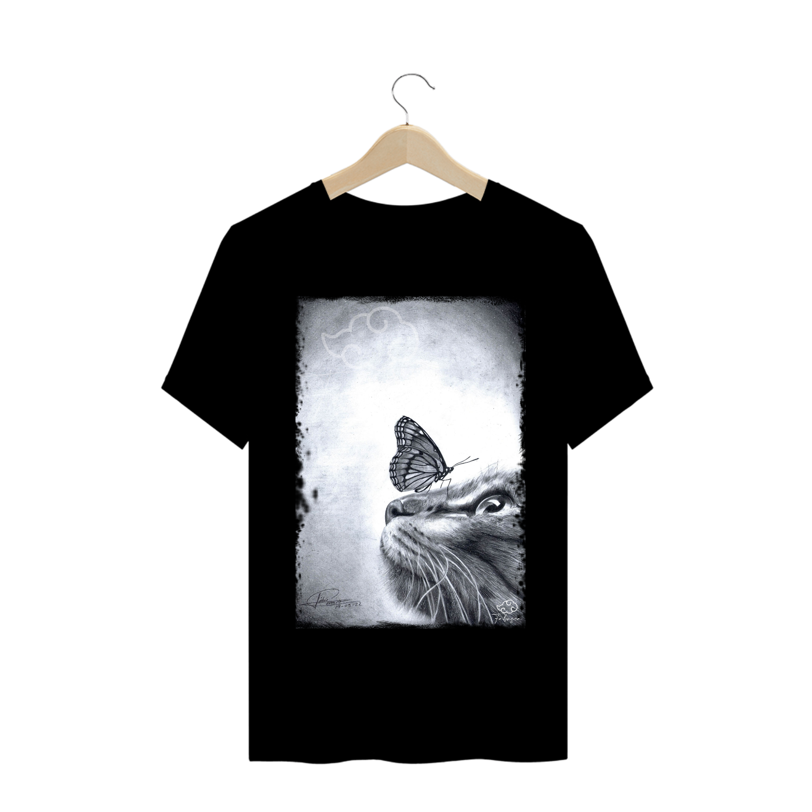 Nome do produto: CAMISETA - GATO (Fabusca)