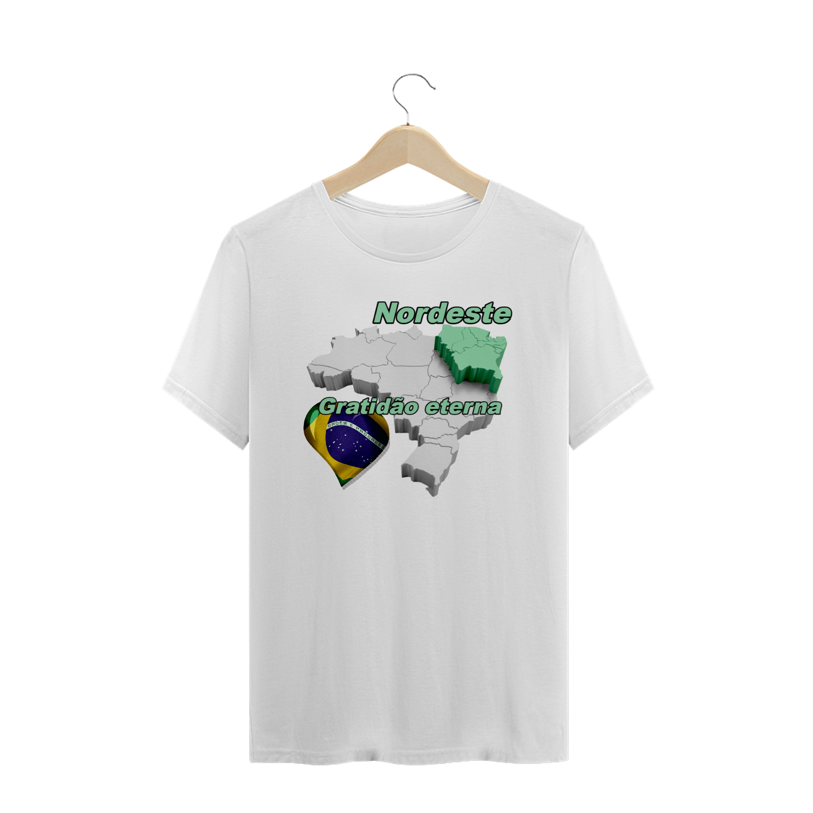 T-Shirt Clássica - Gratidão Eterna Mod1 Diversas