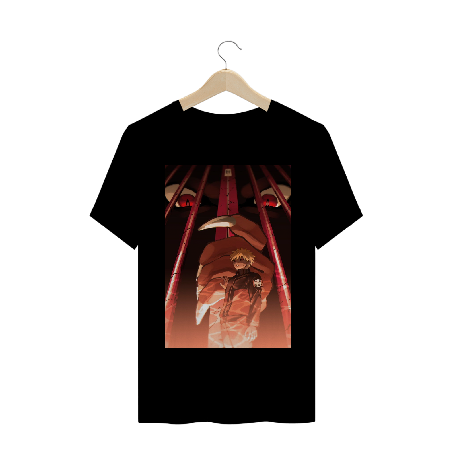 Camiseta Naruto e Kurama