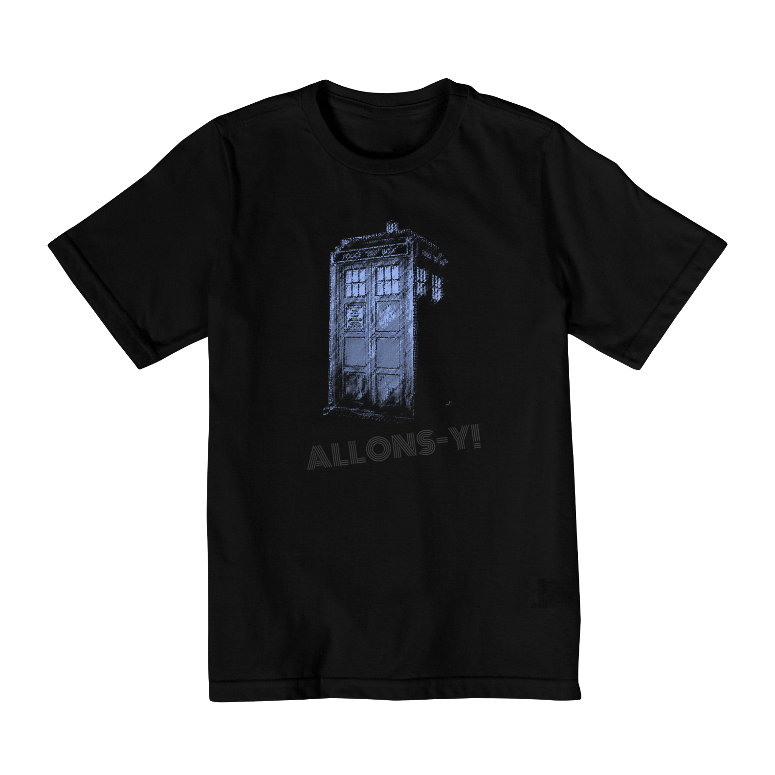 Camiseta Infantil Tardis Dr Who Allons-Y!