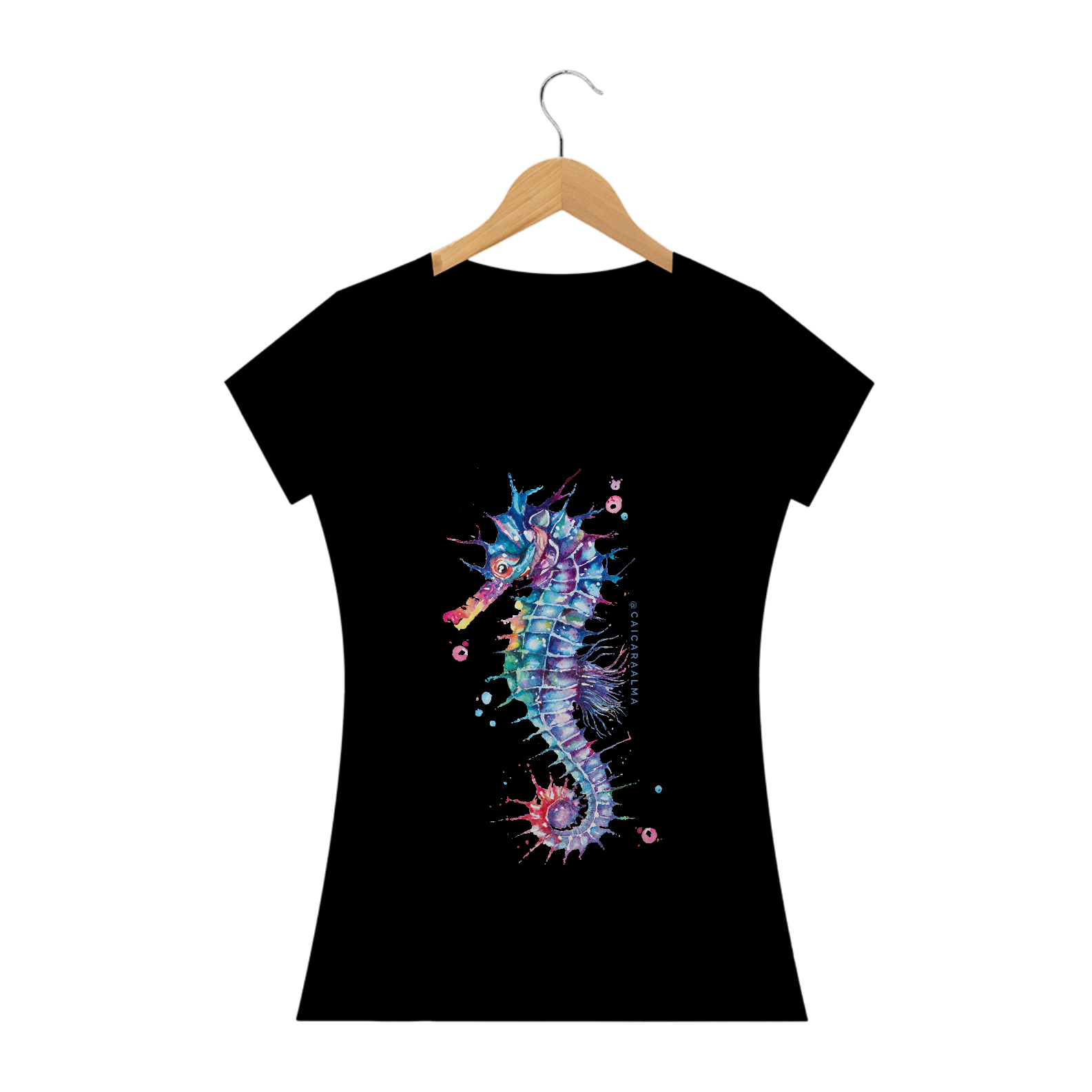Nome do produto  T-SHIRT GIRL - OCEAN CAVALO MARINHO PRIME