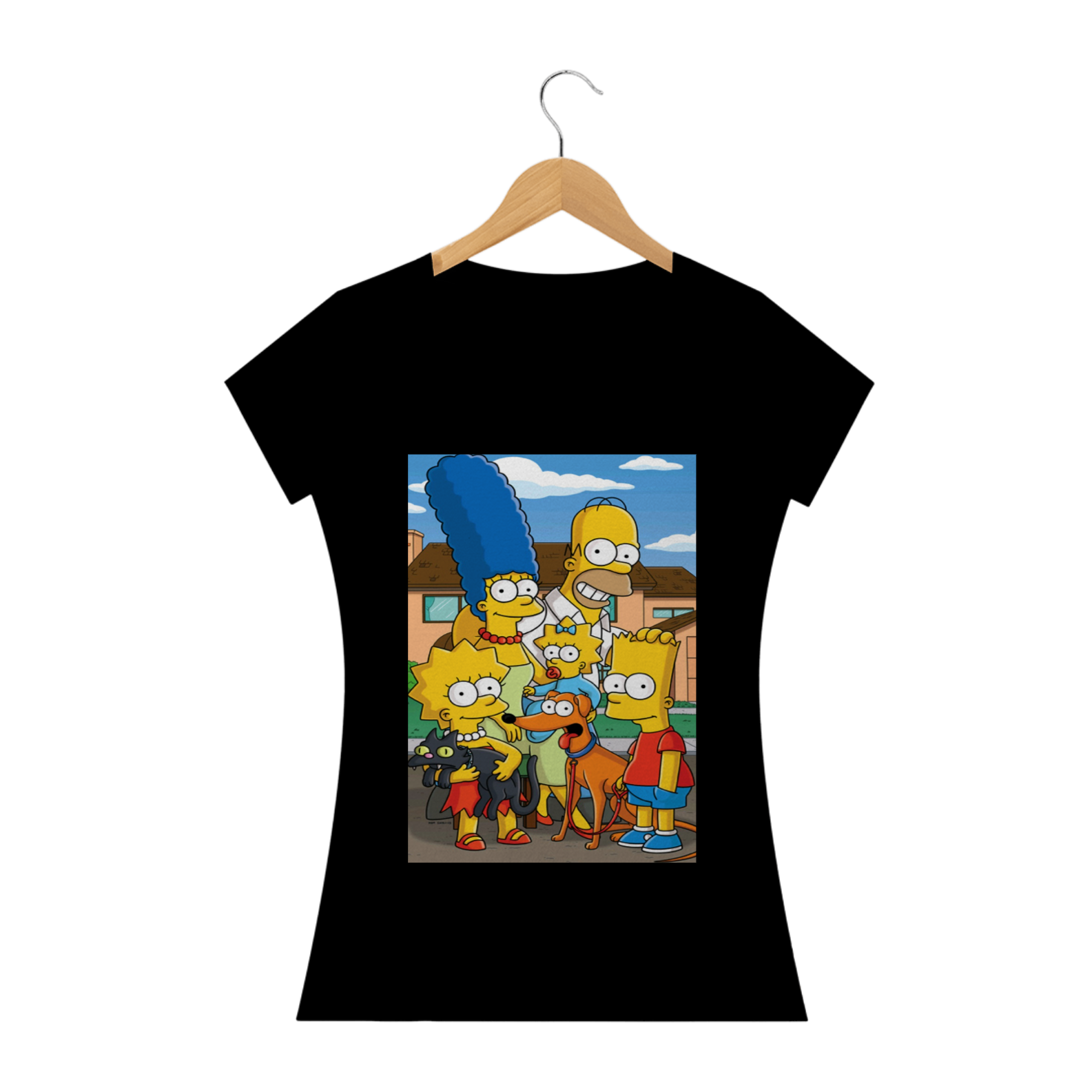 Camisas feminina do Simpsons personalizadas 