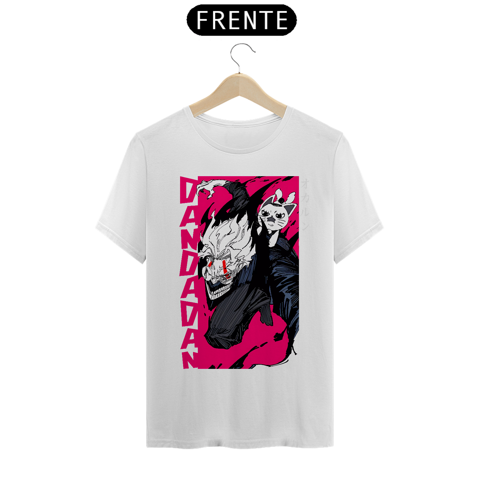 camisa quality anime okarun dandadan