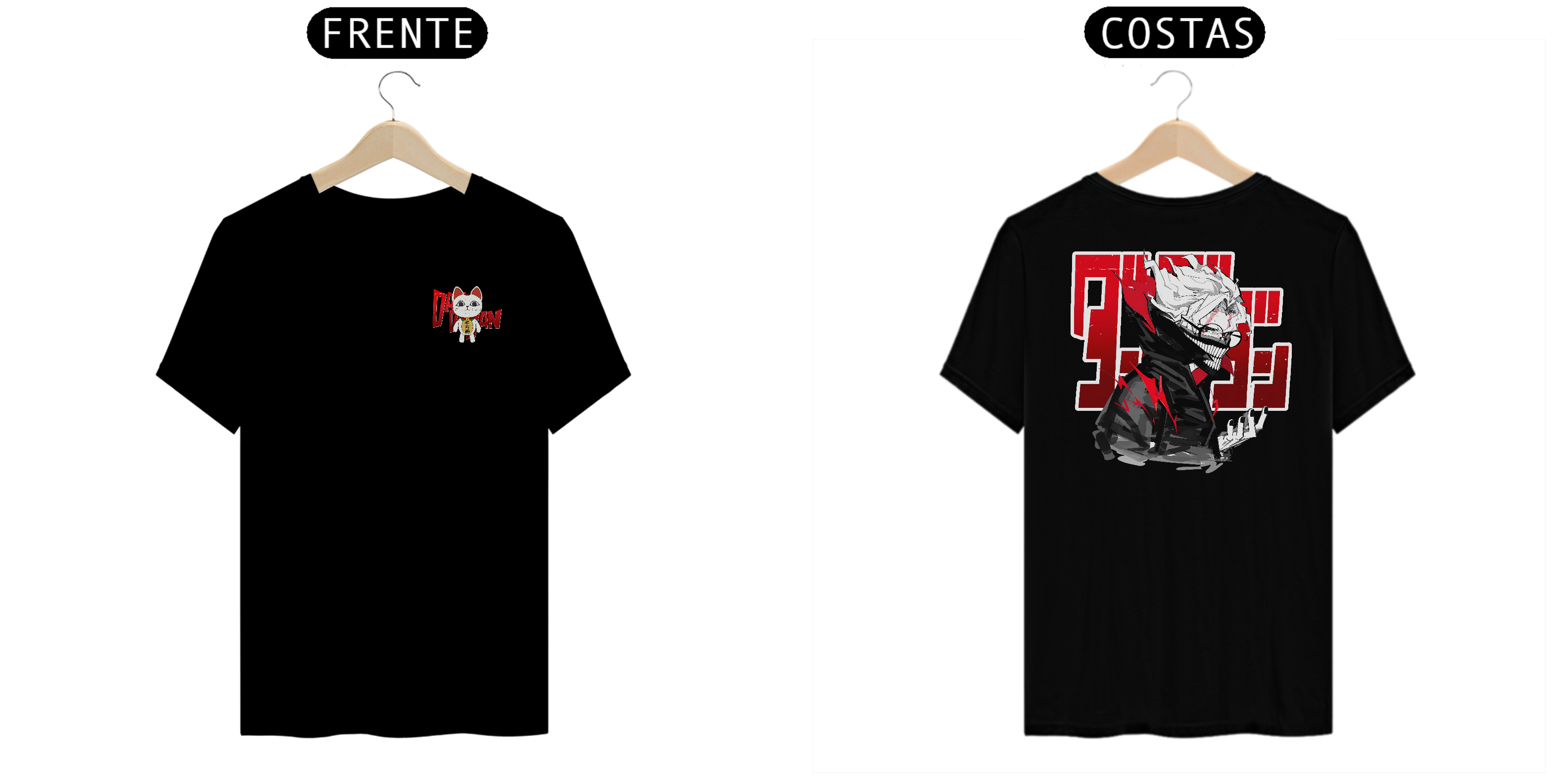 Camisa detalhada estampa traseira 0karun dan da dan